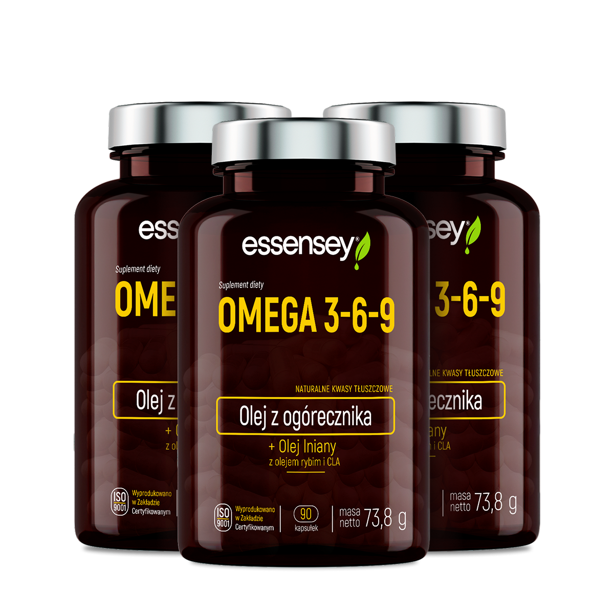 Essensey Omega 3-6-9, kapsułki, 3 x 90 sztuk