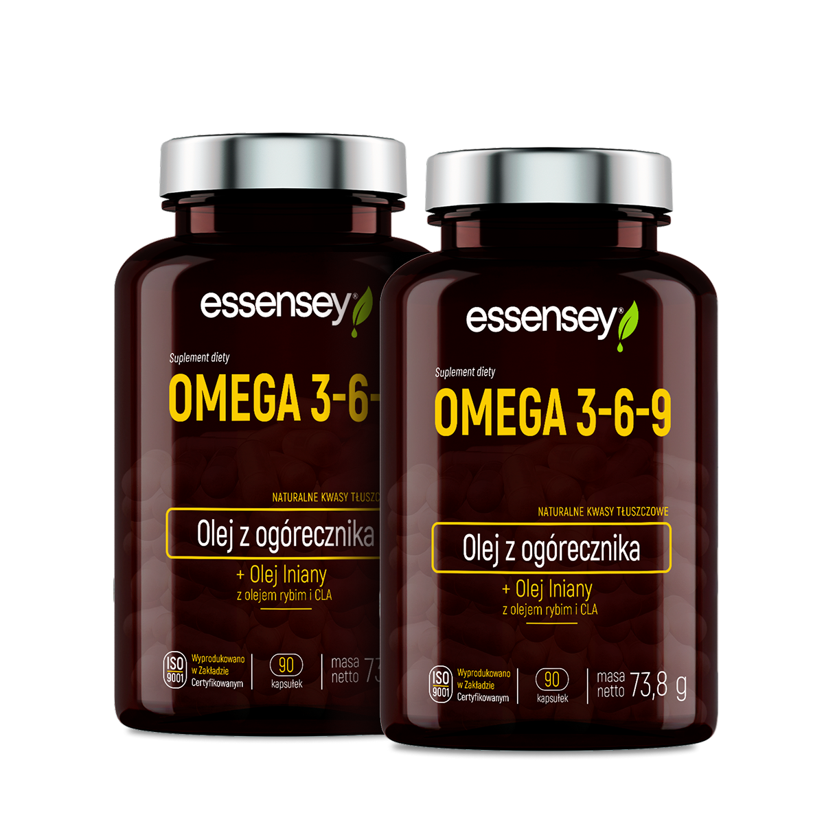 Essensey Omega 3-6-9, kapsułki, 2 x 90 sztuk zdjęcie