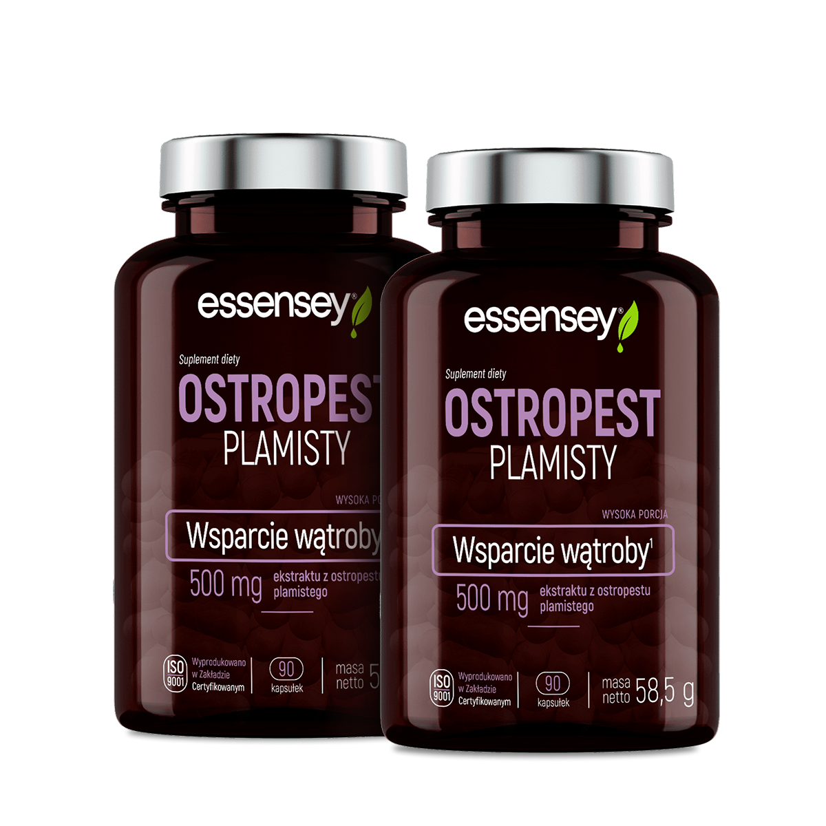 Essensey Ostropest Plamisty, kapsułki, 2 x 90 sztuk zdjęcie