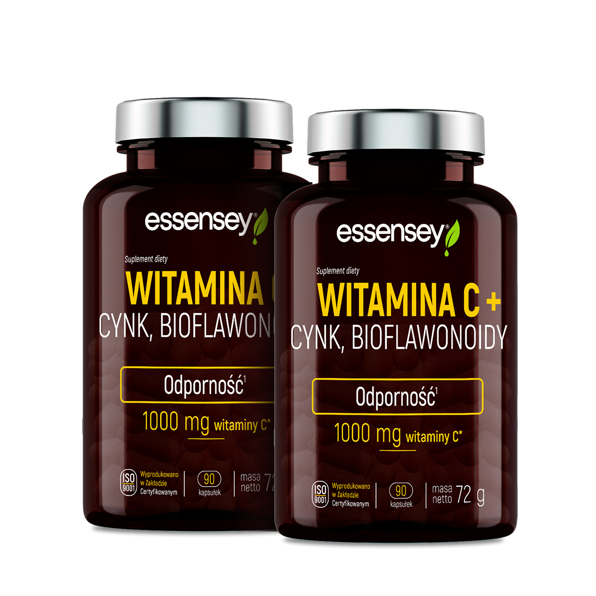 Essensey Witamina C + Cynk, Bioflawonoidy, kapsułki, 2 x 90 sztuk zdjęcie