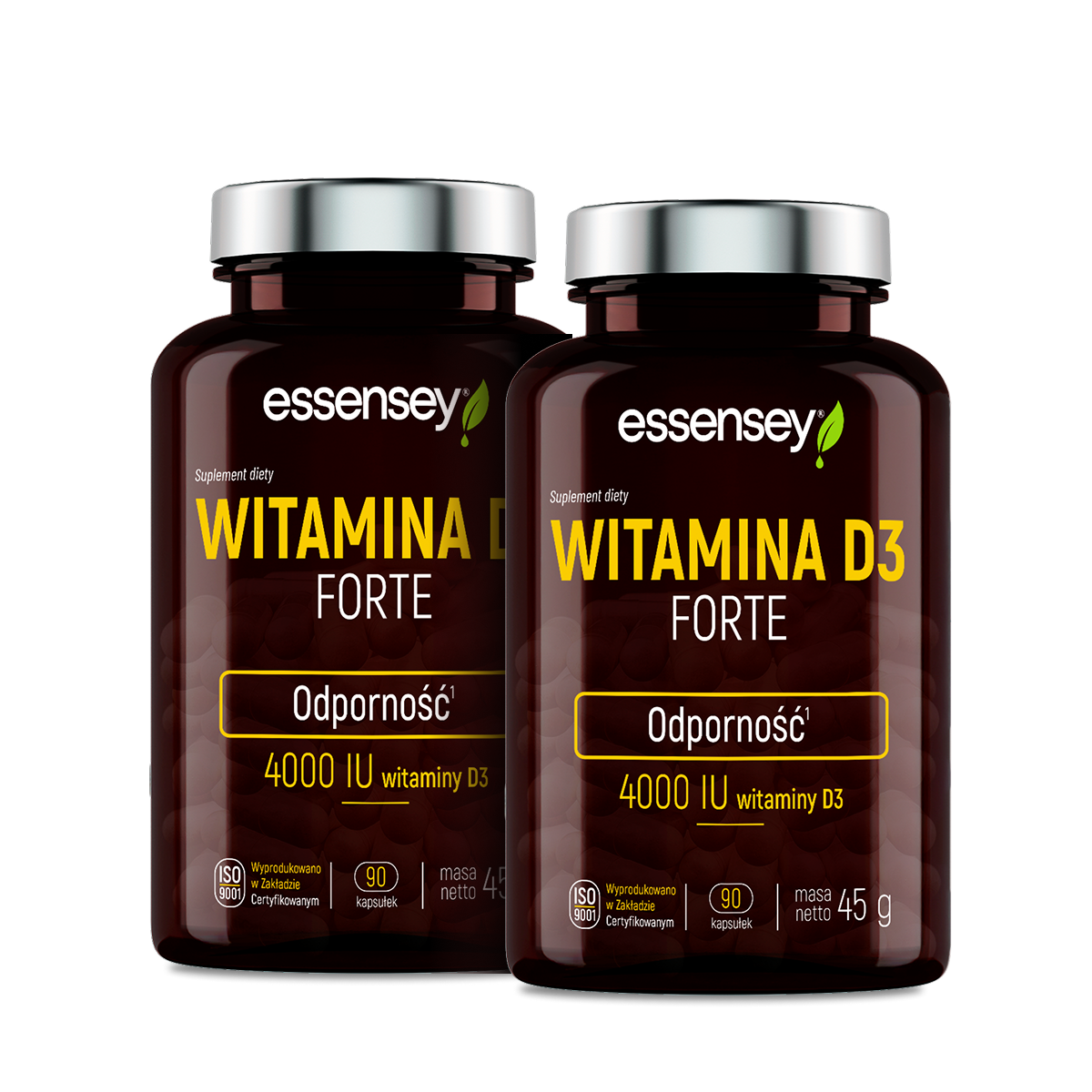 Essensey Witamina D3 Forte, kapsułki, 2 x 90 sztuk zdjęcie