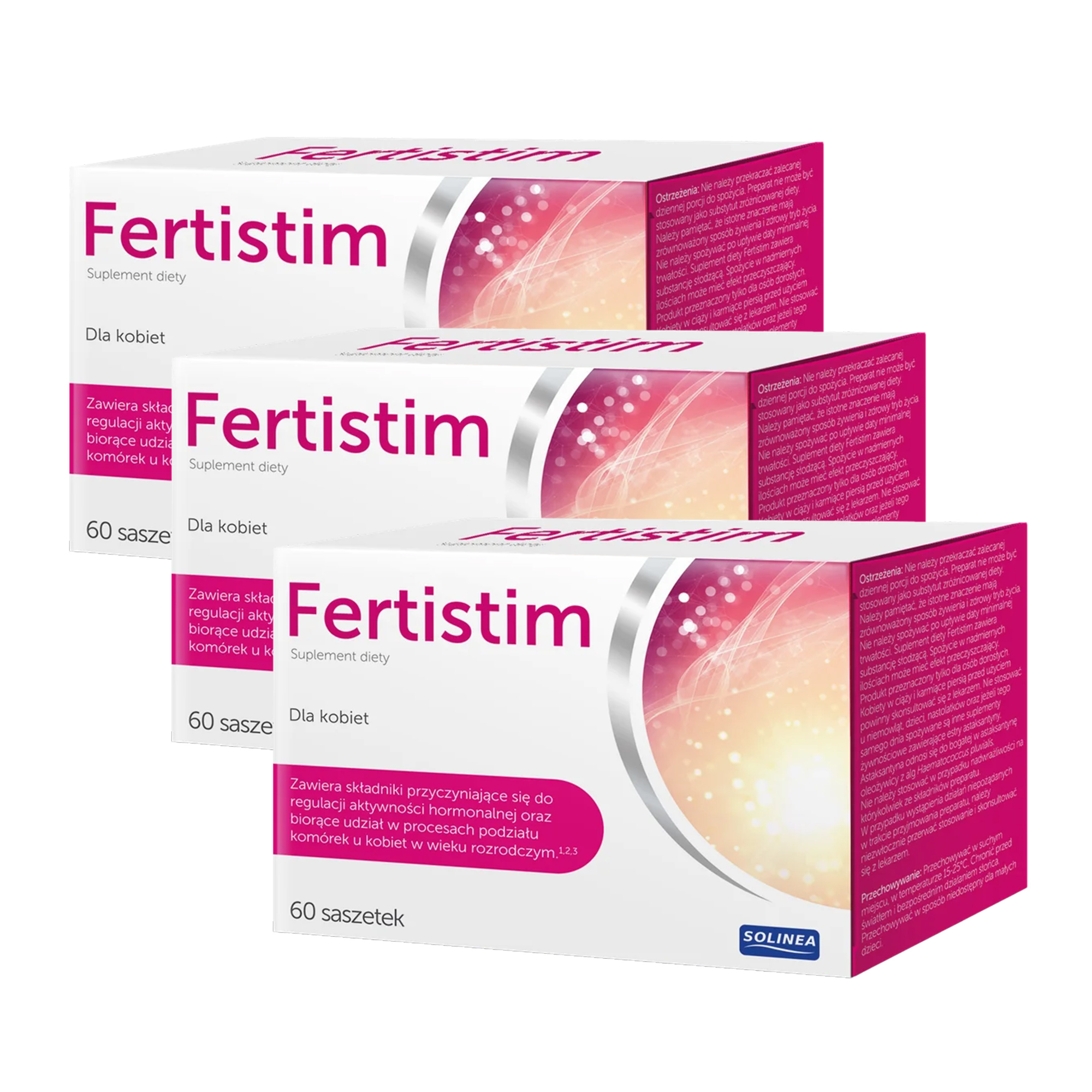 Fertistim dla kobiet, proszek w saszetkach, 3 x 60 sztuk zdjęcie