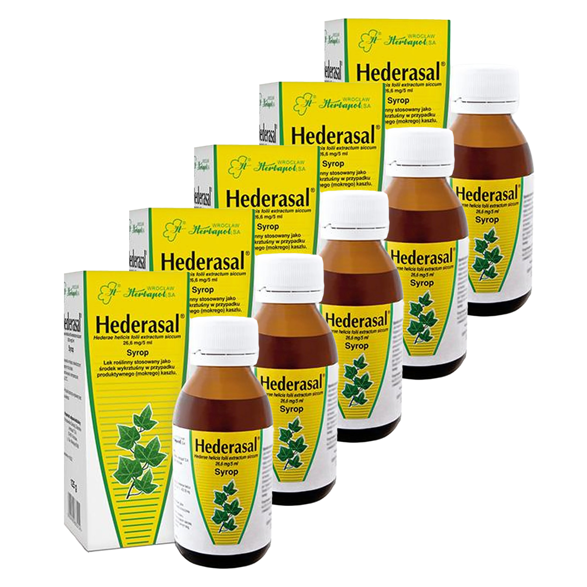 Hederasal, 26,6 mg/5 ml, syrop, 5 x 125 g zdjęcie