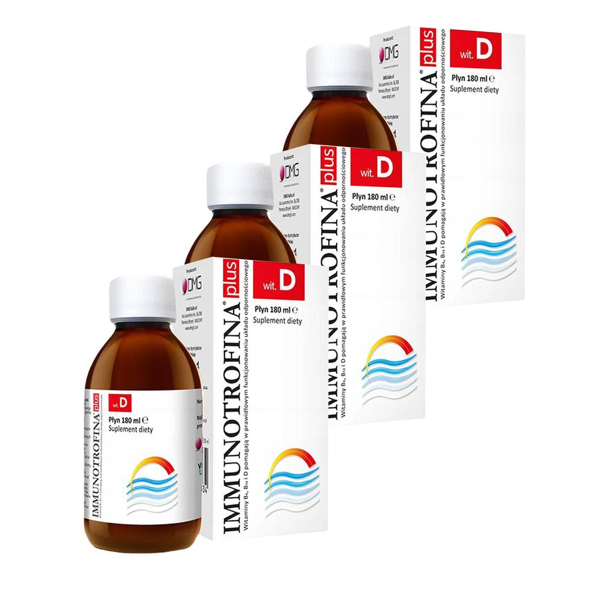 Immunotrofina plus wit. D, płyn, 180 ml