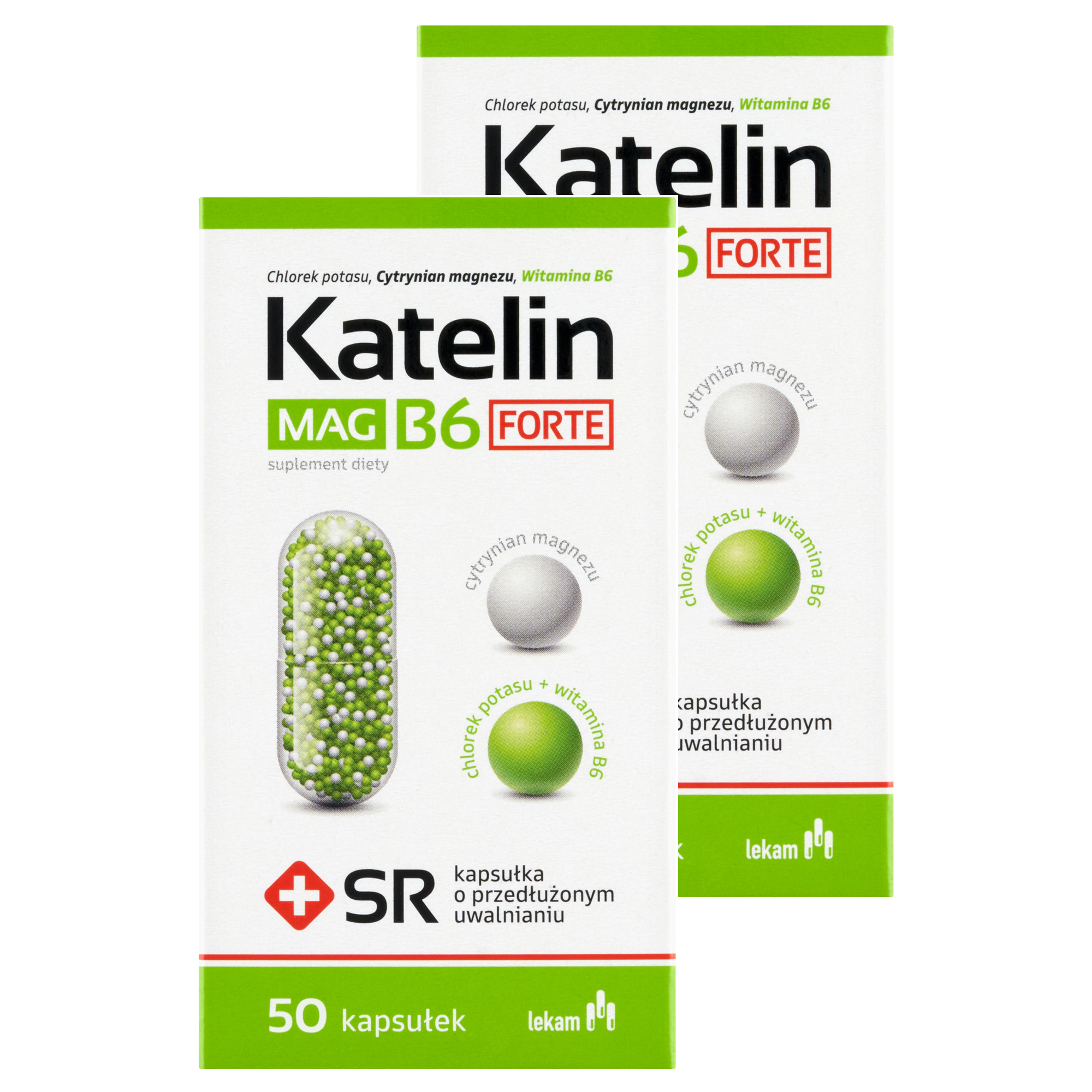 Katelin MAG B6 FORTE, kapsułki, 2 x 50 sztuk zdjęcie