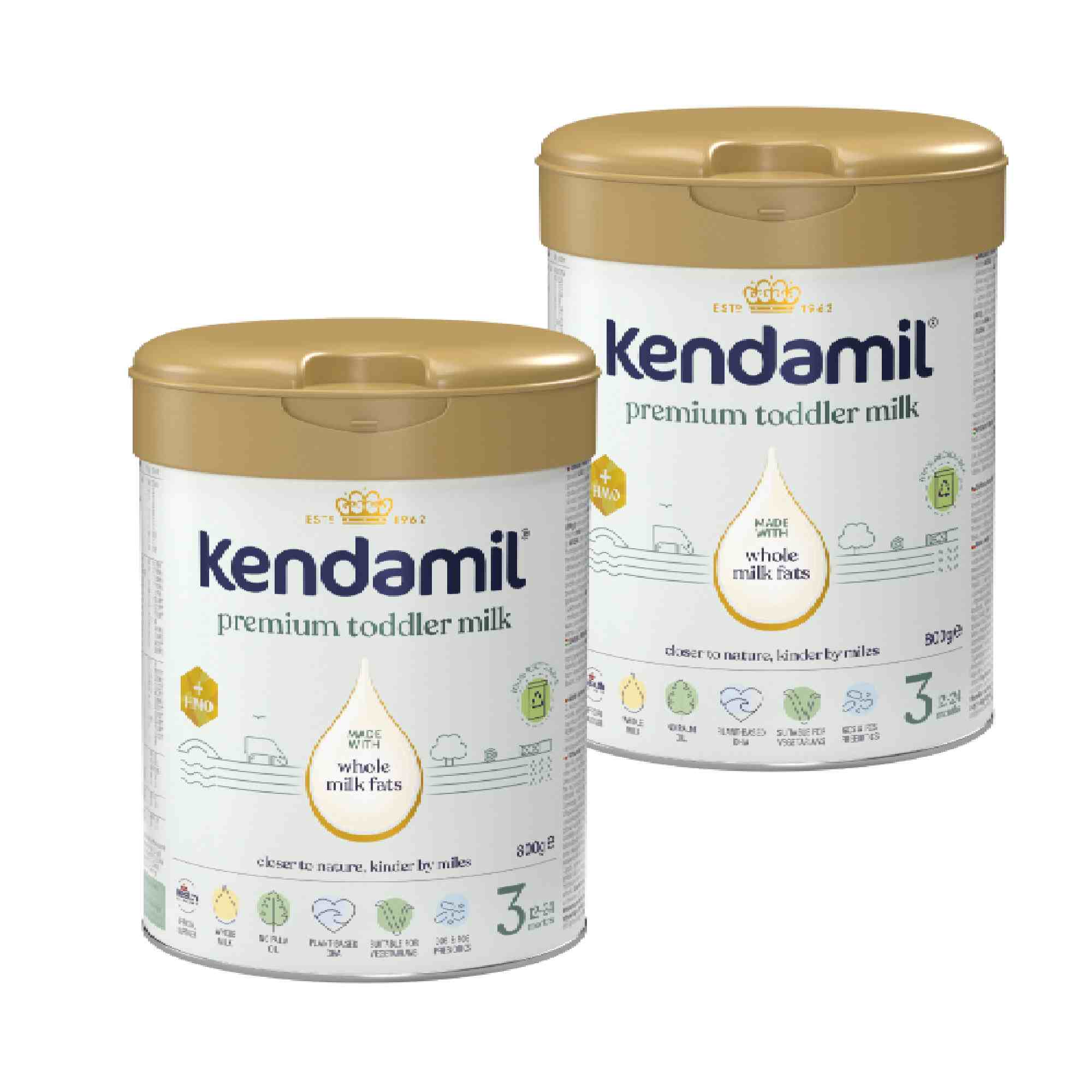 Kendamil Premium 3 HMO+, 2 x 800 g zdjęcie