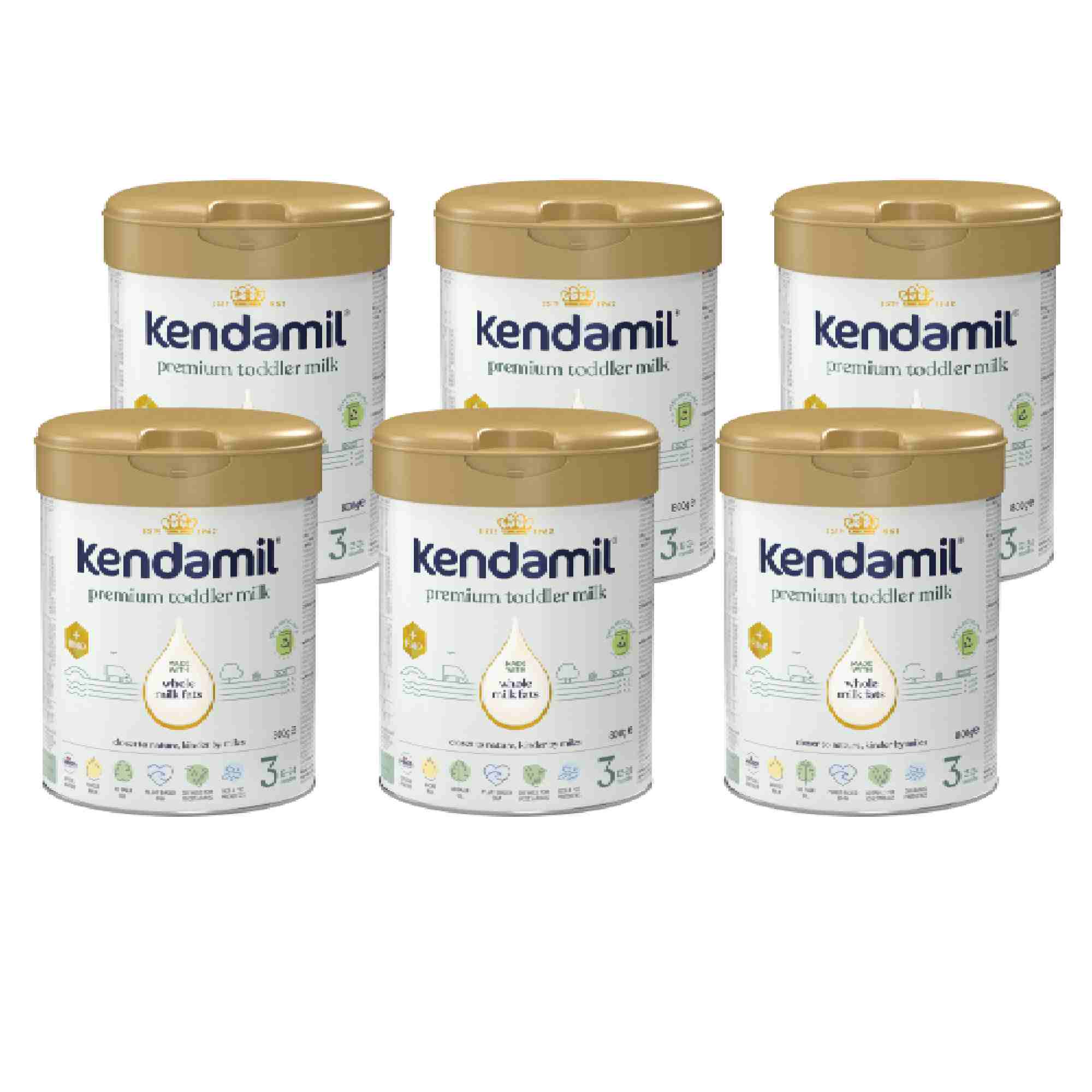 Kendamil Premium 3 HMO+, 6 x 800 g zdjęcie