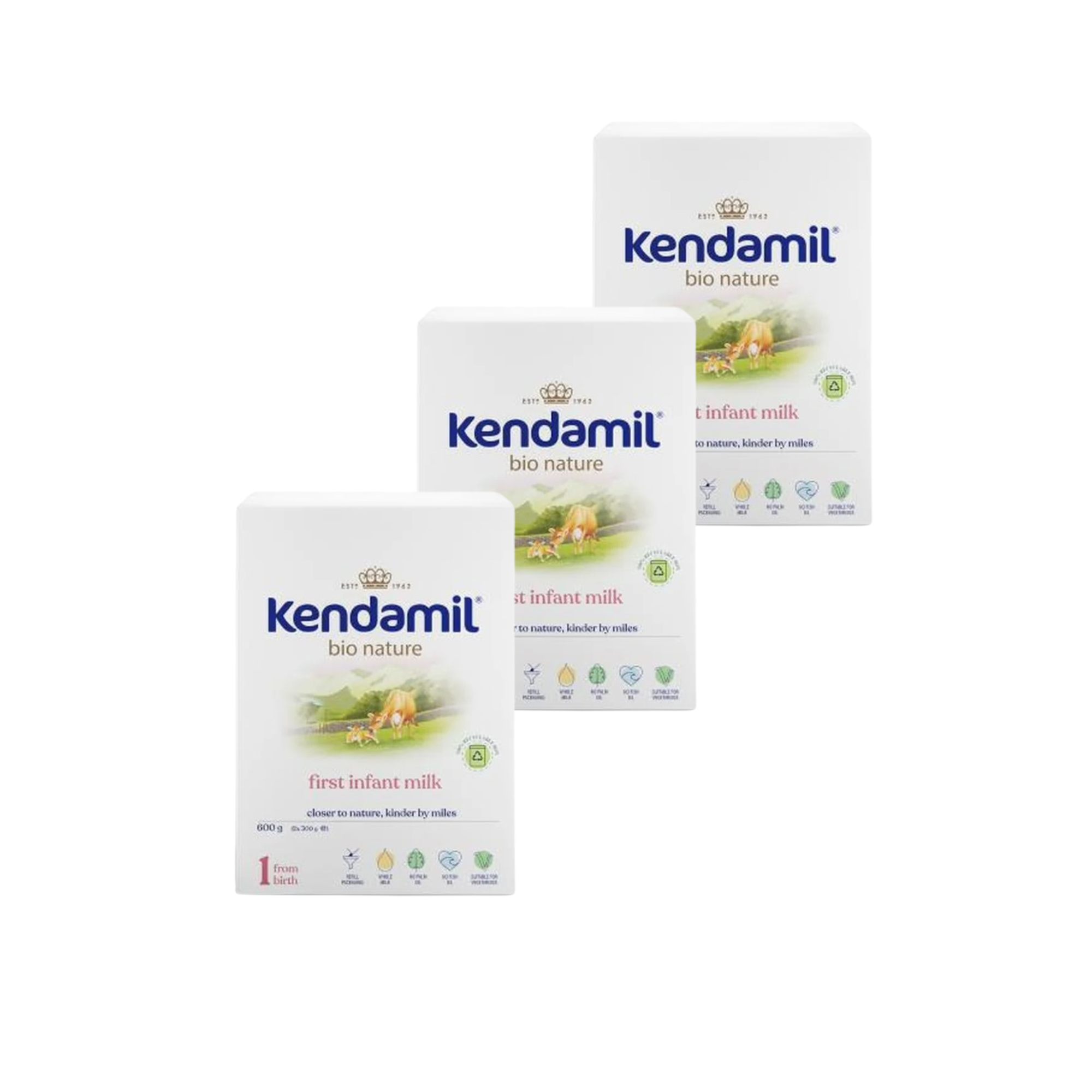 Kendamil BIO Nature 1, 3 x 600 g zdjęcie