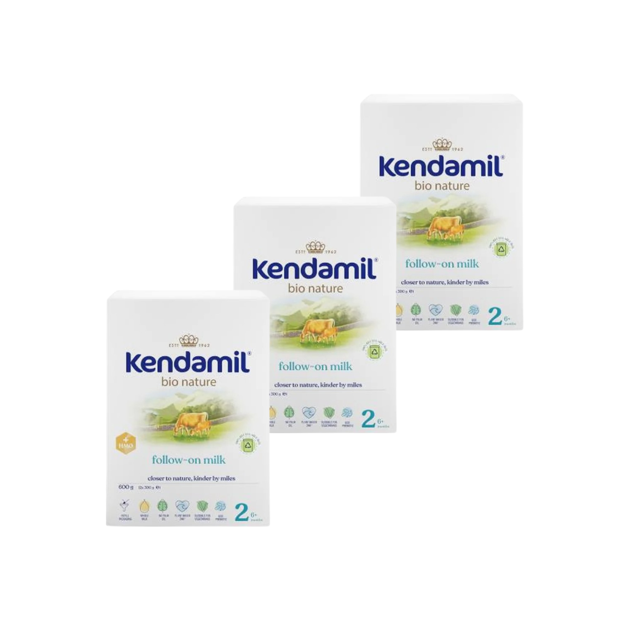 Kendamil BIO Nature 2 HMO+, 3 x 600 g zdjęcie