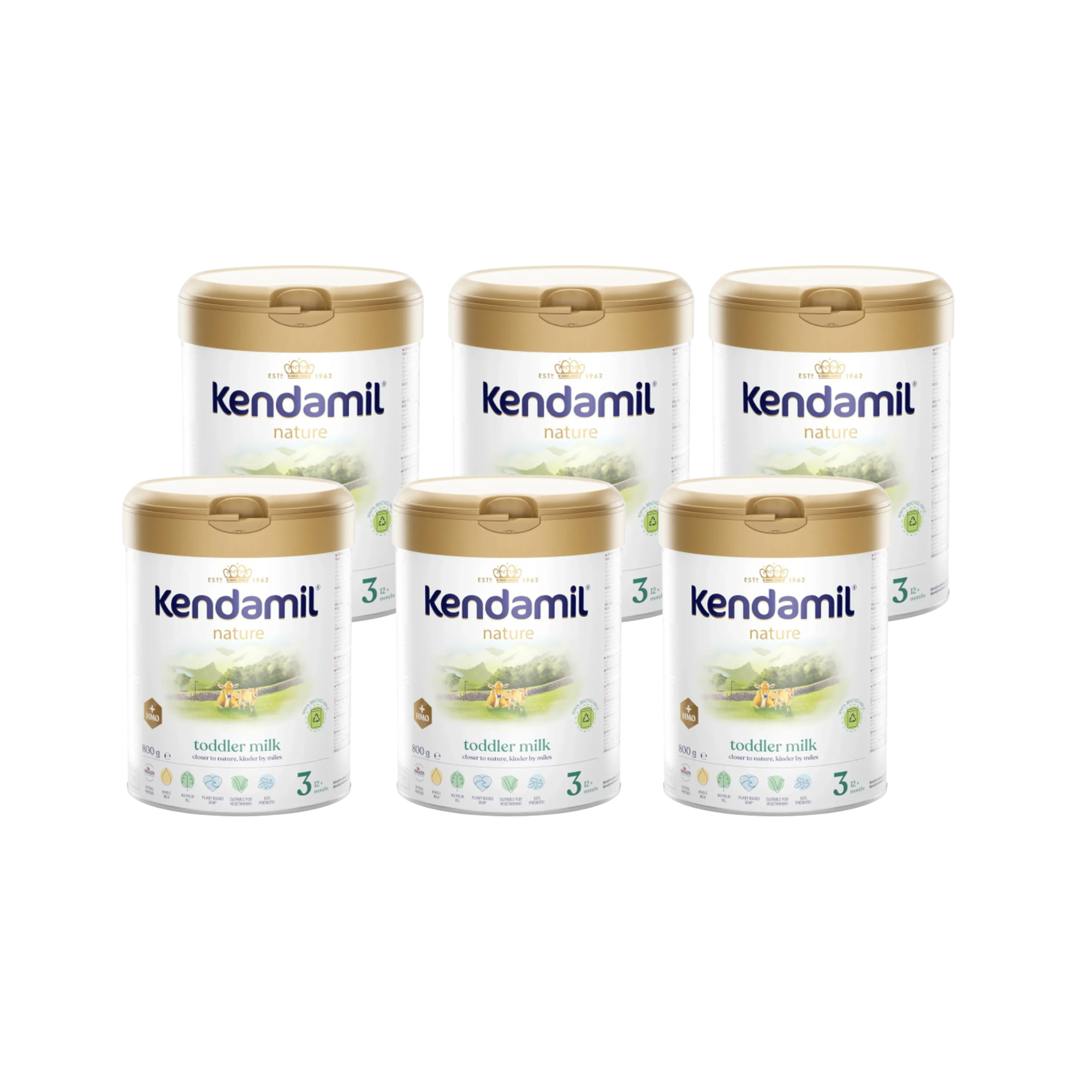 Kendamil, Nature 3 HMO+, 6 x 800 g zdjęcie