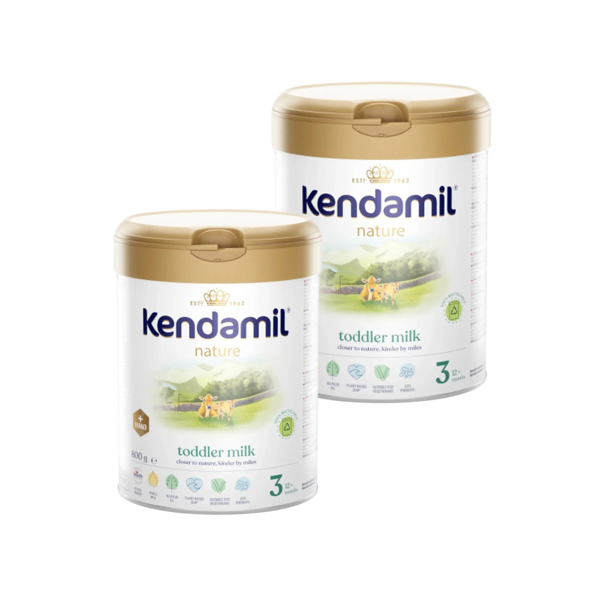 Kendamil, Nature 3 HMO+, 2 x 800 g zdjęcie