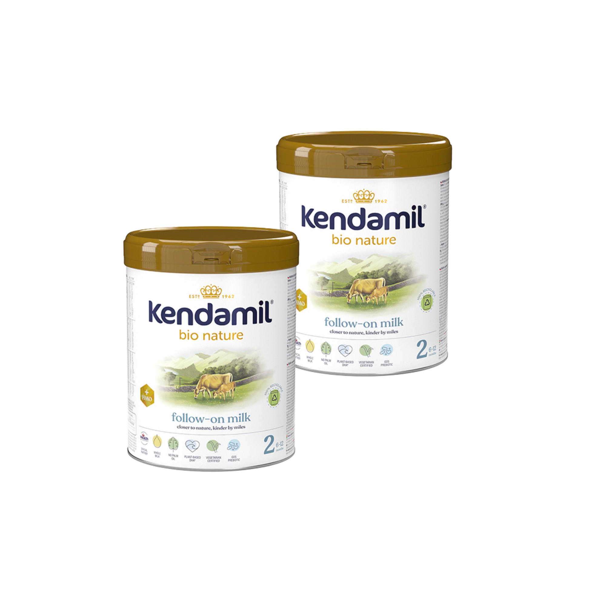 Kendamil BIO Nature 2 HMO+, 2 x 800 g zdjęcie