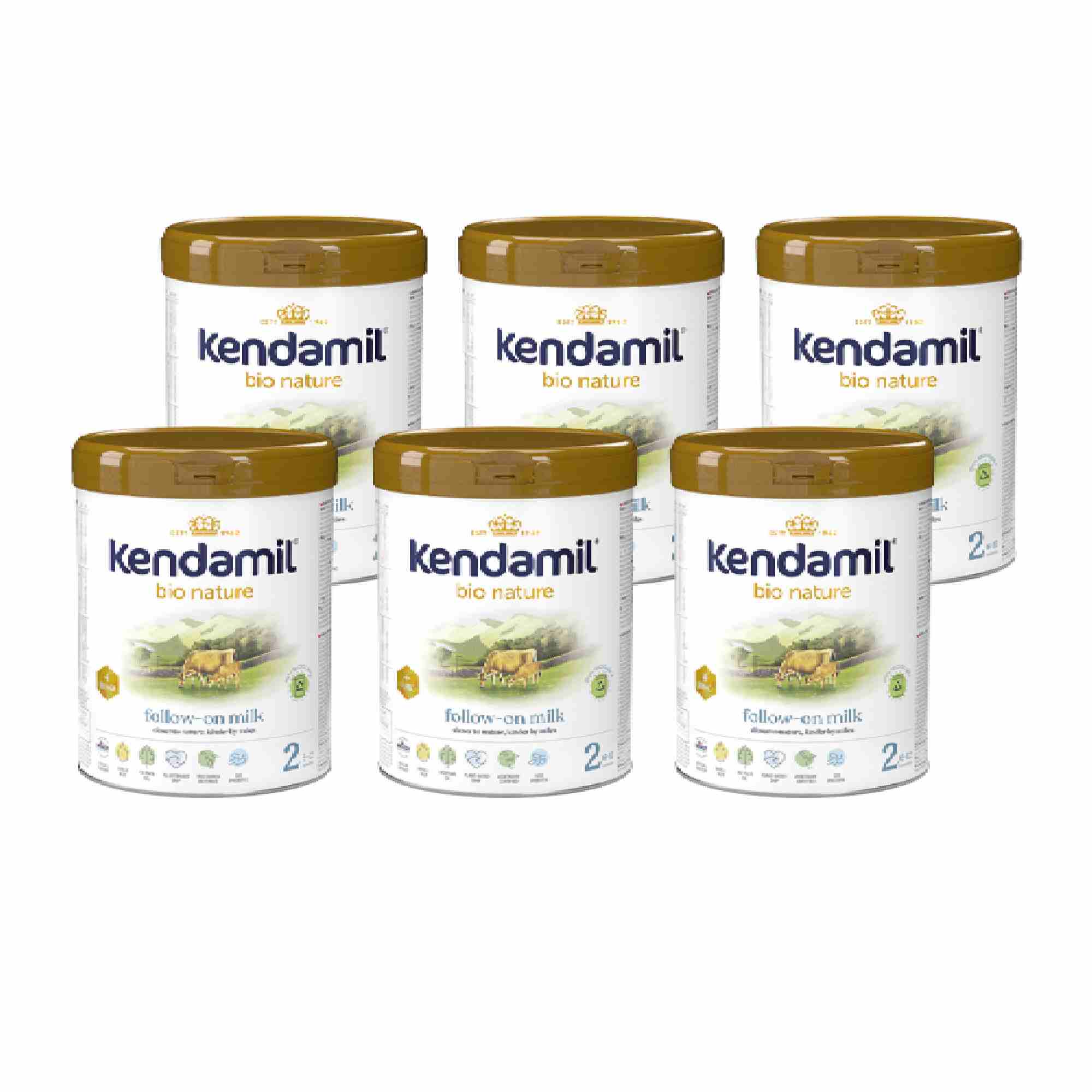 Kendamil BIO Nature 2 HMO+, 6 x 800 g zdjęcie