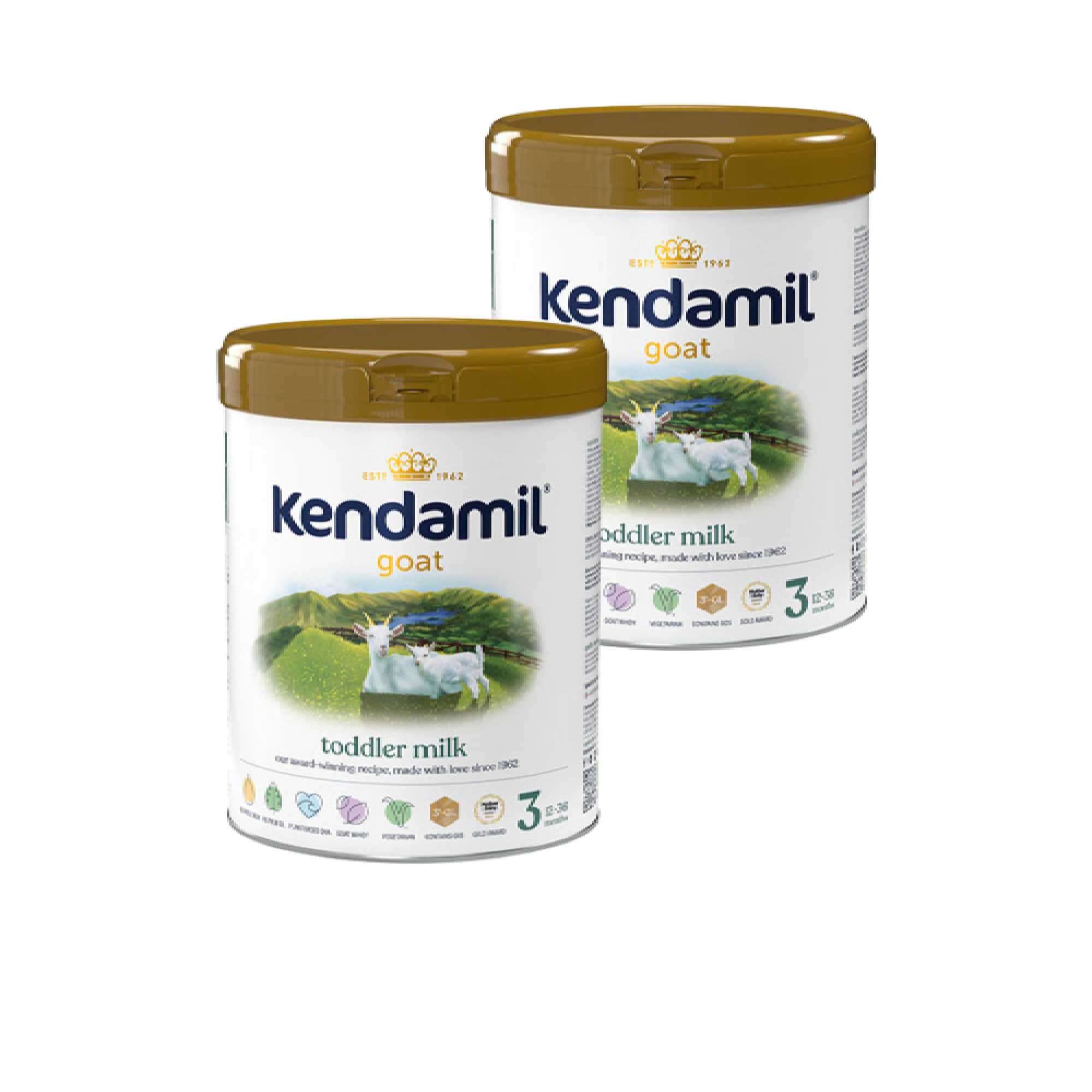 Kendamil Kozie mleko 3 junior, 2 x 800 g zdjęcie