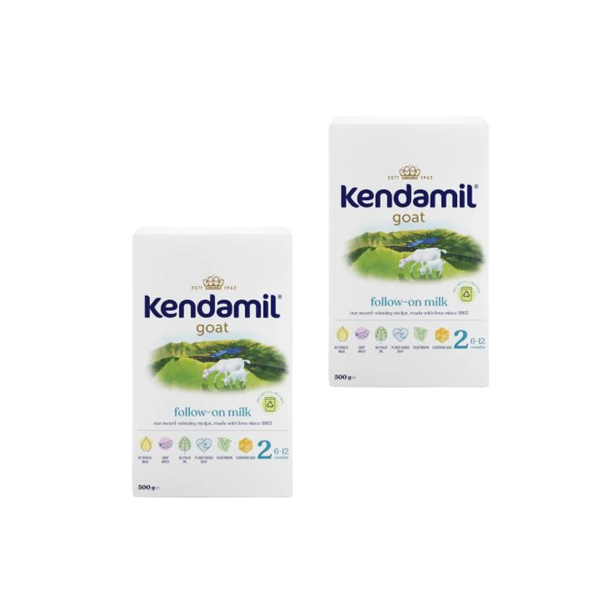 Kendamil 2 Kozie mleko następne, 2 x 500 g zdjęcie