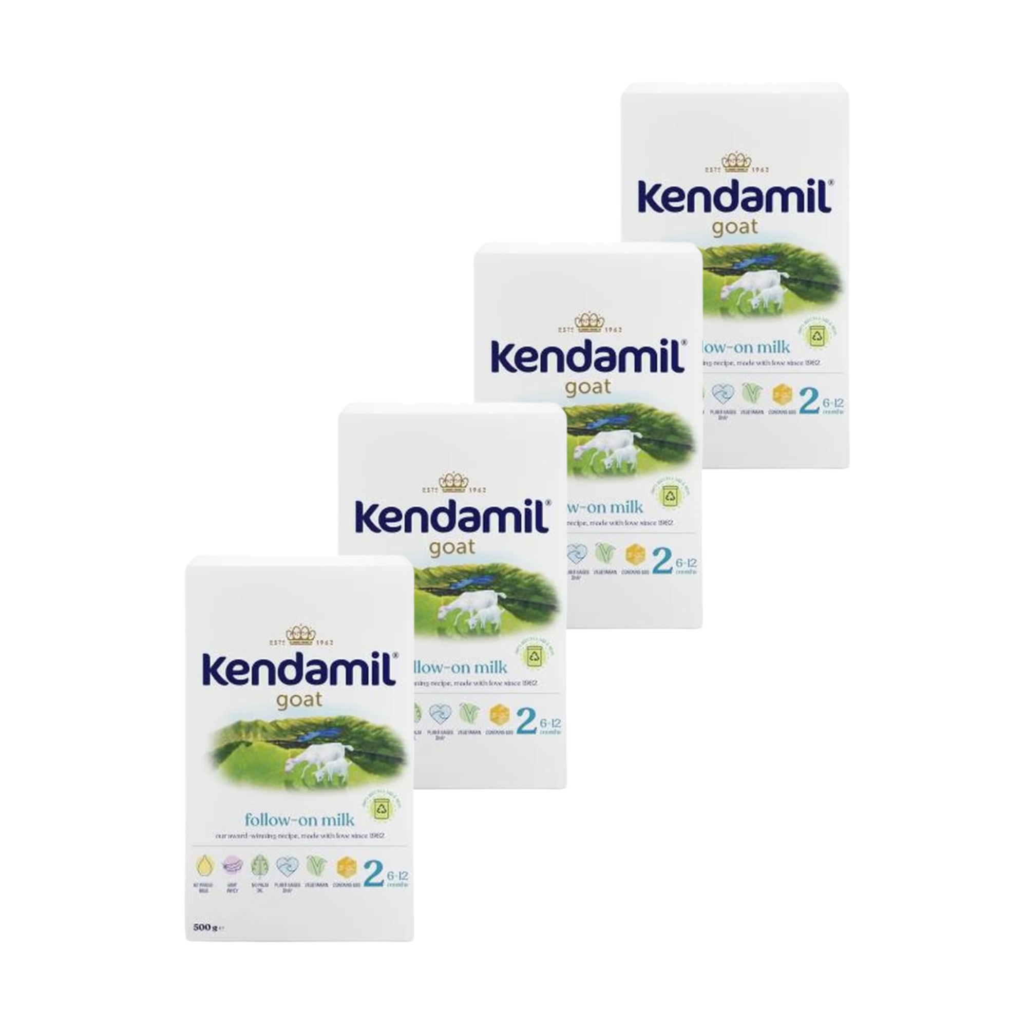 Kendamil 2 Kozie mleko następne, 4 x 500 g zdjęcie