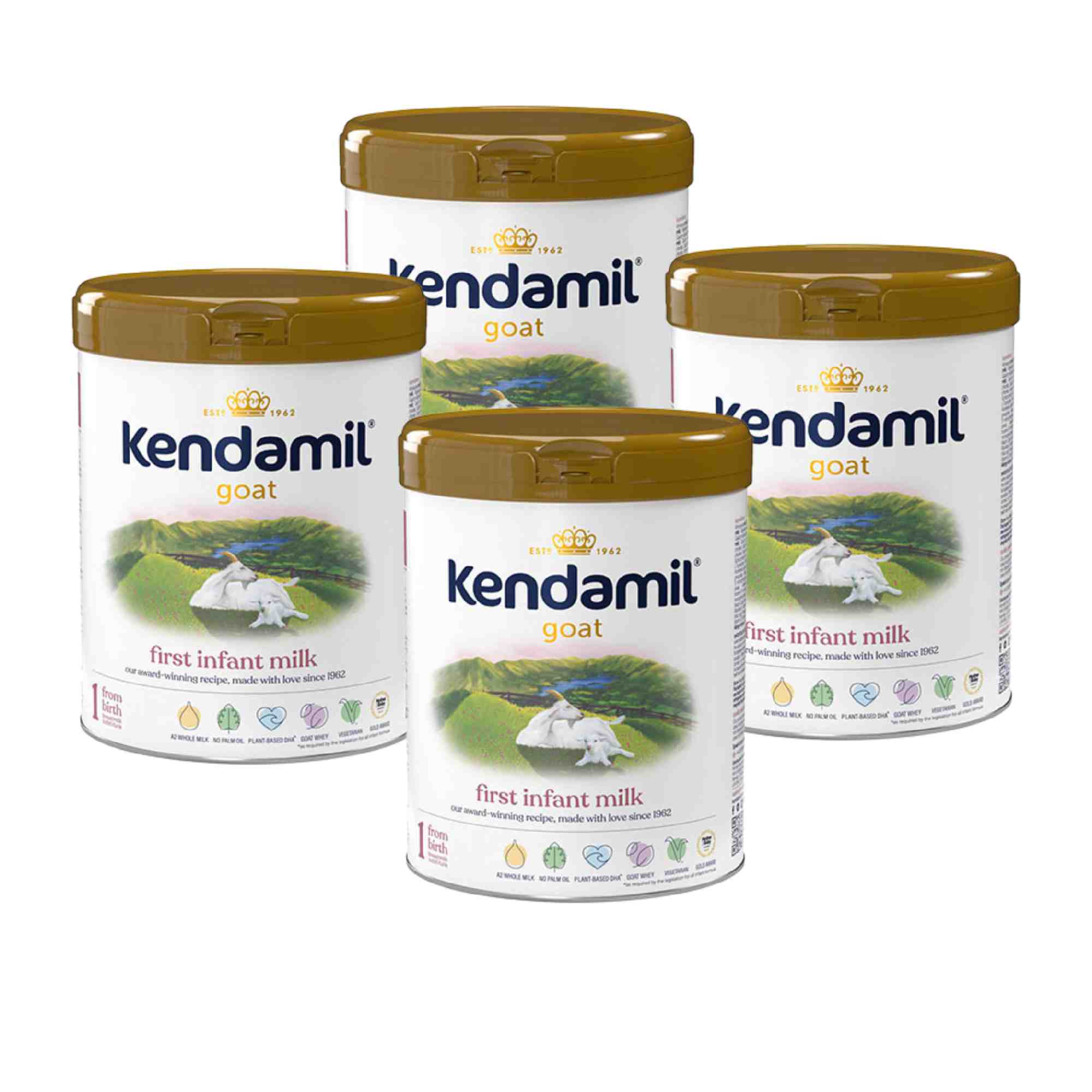 Kendamil Kozie mleko dla niemowląt 1, 4 x 800 g zdjęcie