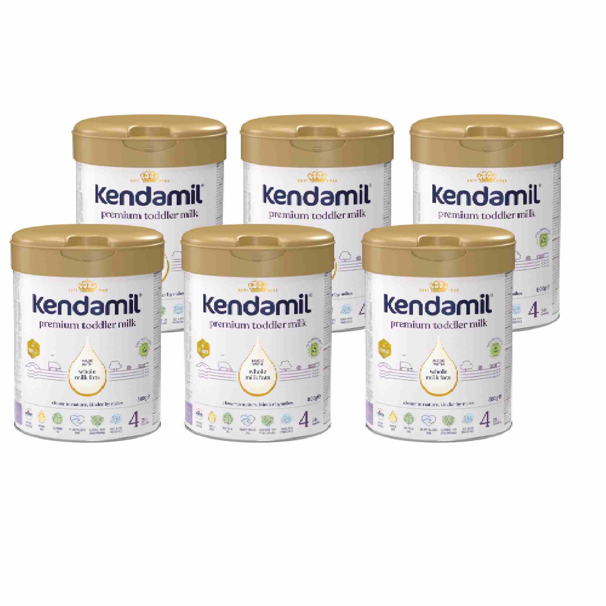 Kendamil Premium 4 HMO+, 6 x 800 g zdjęcie