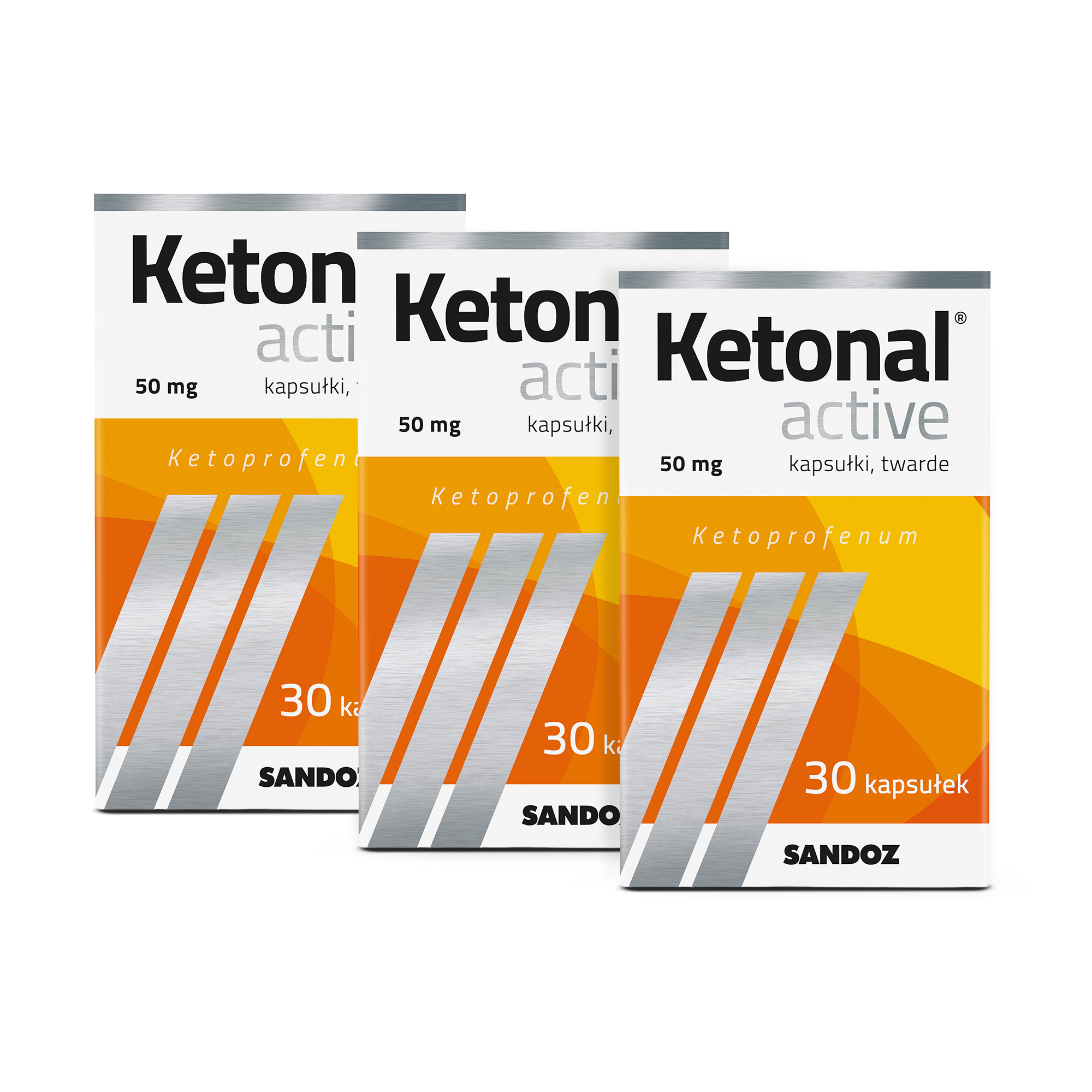 Ketonal Active 50 mg 30 kapsułek twardych