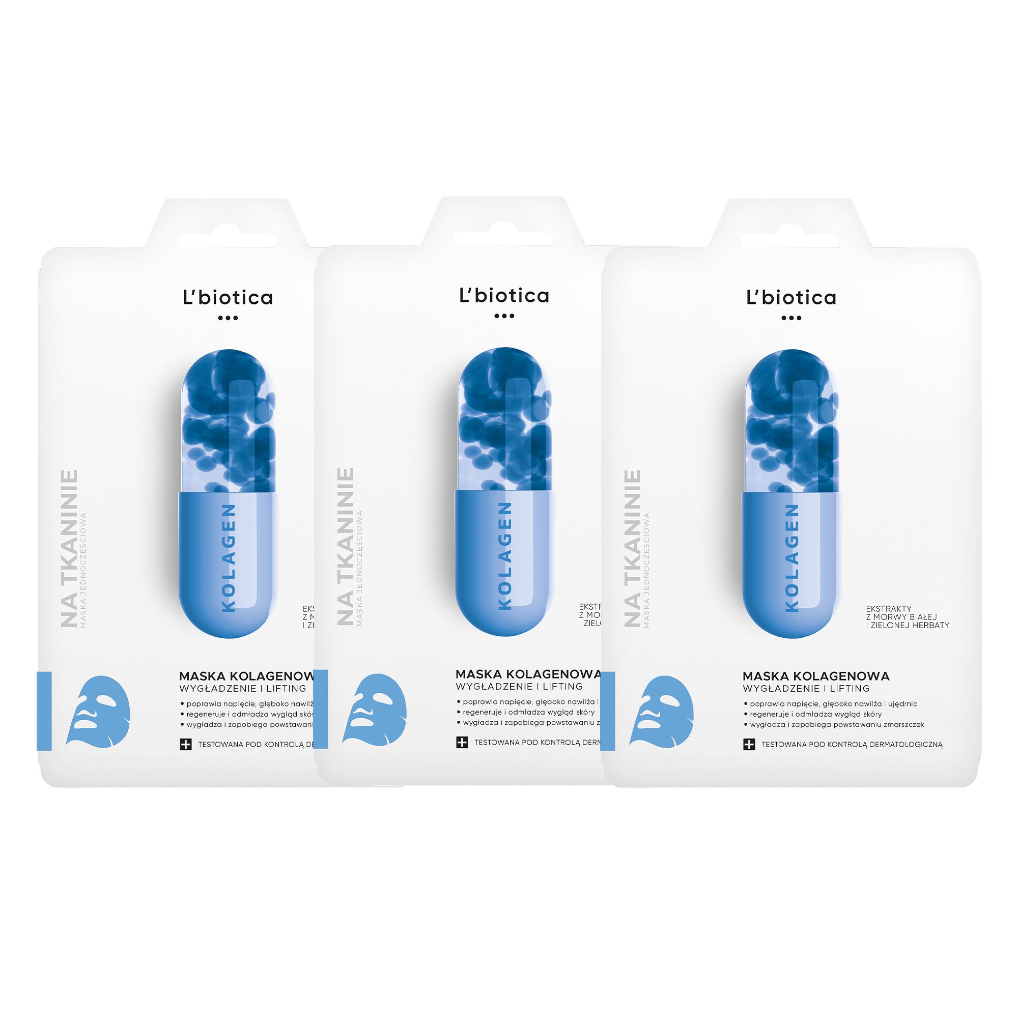 L BIOTICA Maska kolagenowa - 23 ml