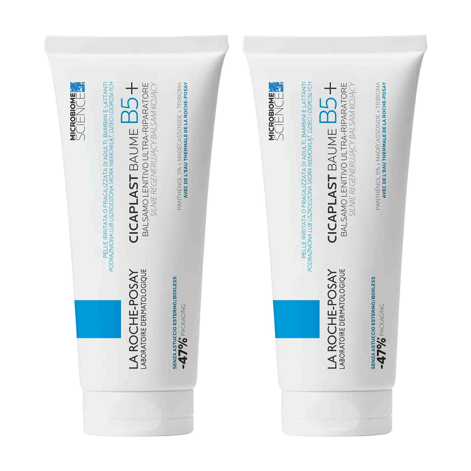La Roche Posay Cicaplast Baume B5+, silnie regenerujący balsam kojący, 2 x 100 ml zdjęcie