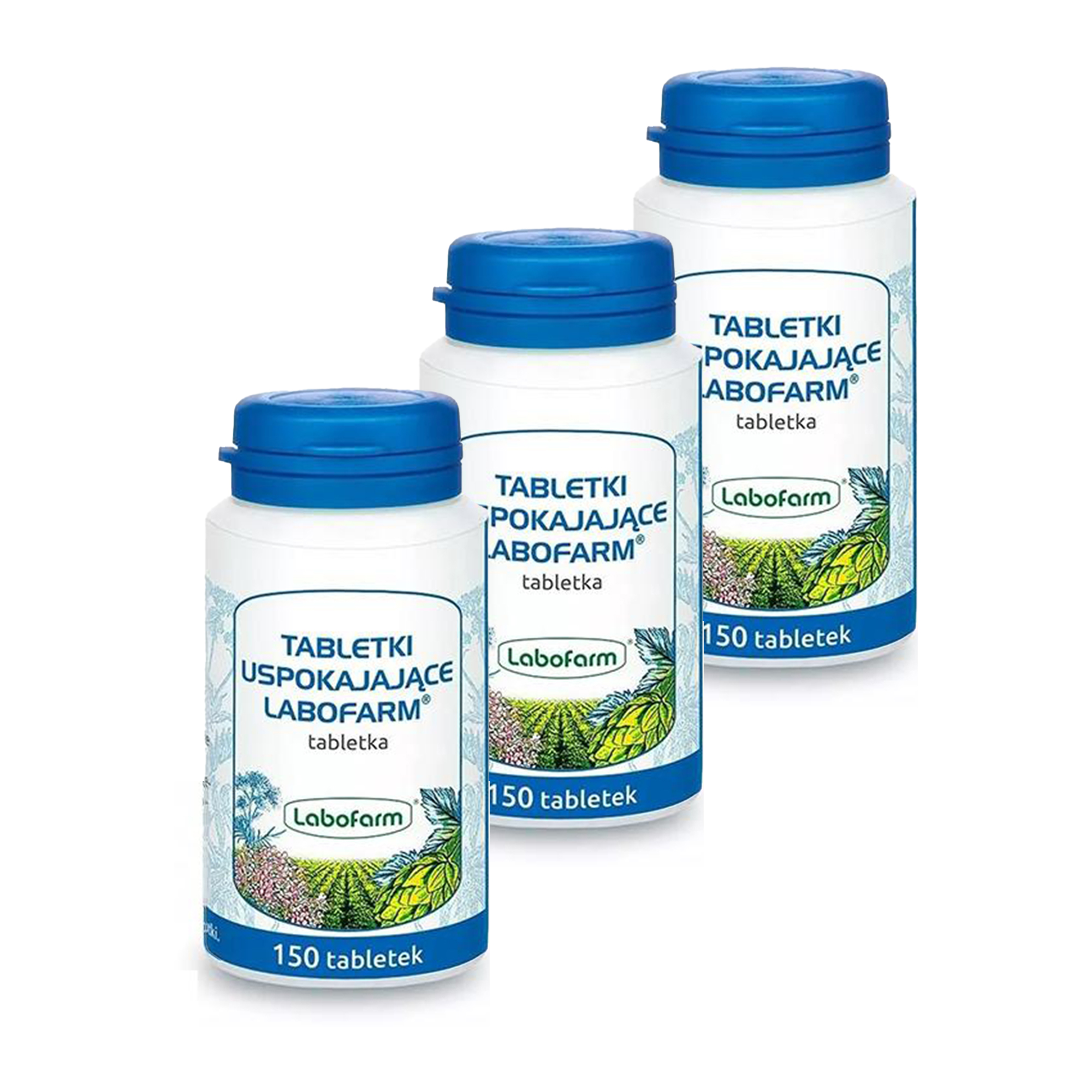 Labofarm, tabletki uspokajające, 3 x 150 sztuk zdjęcie
