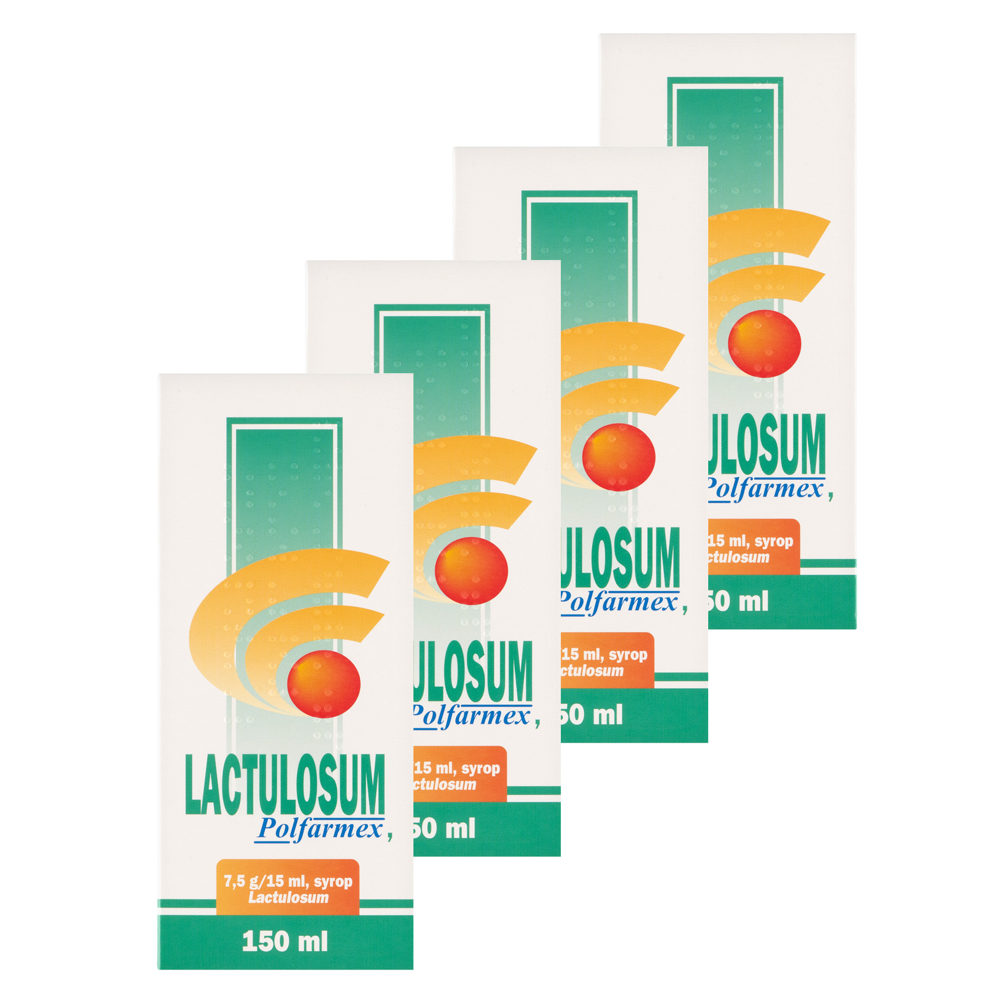 Lactulosum Polfarmex, (7,5 g/15 ml), syrop, 4 x 150 ml zdjęcie