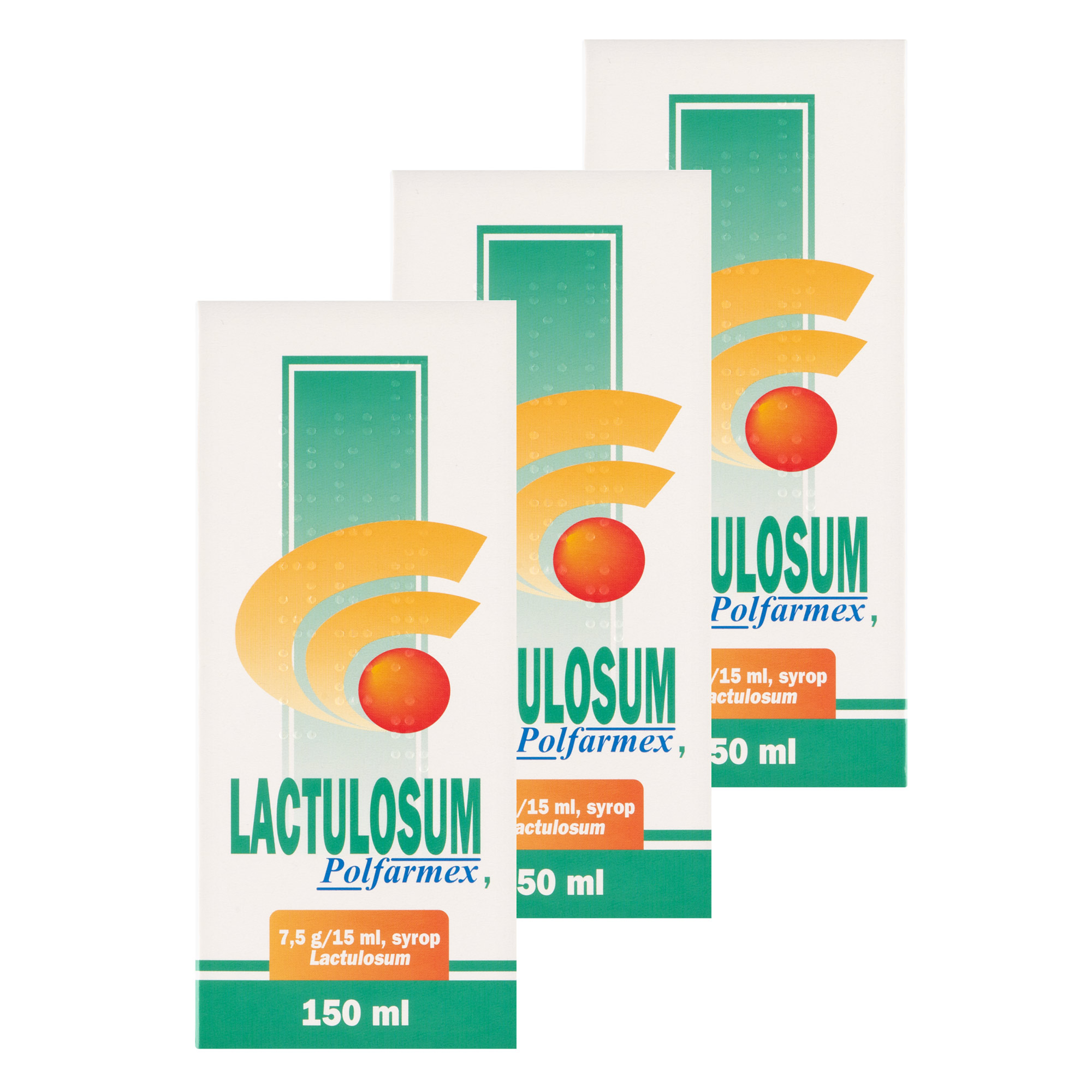 Lactulosum Polfarmex, (7,5 g/15 ml), syrop, 150 ml