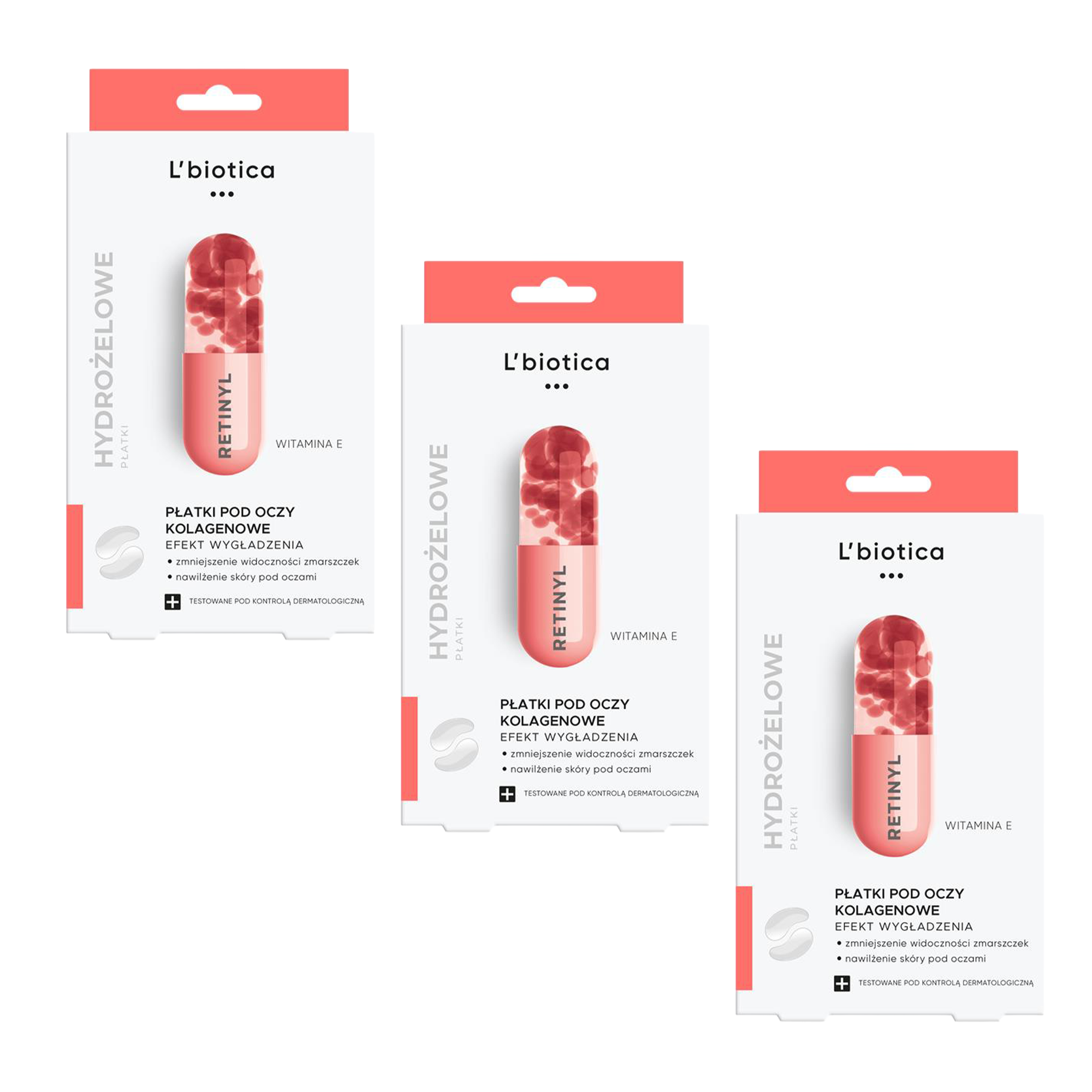 Lbiotica DermoMask Night Active Złote nici maseczka naprawcza stymulująca cykl nocnej odnowy komórkowej, 3 x 12 ml zdjęcie