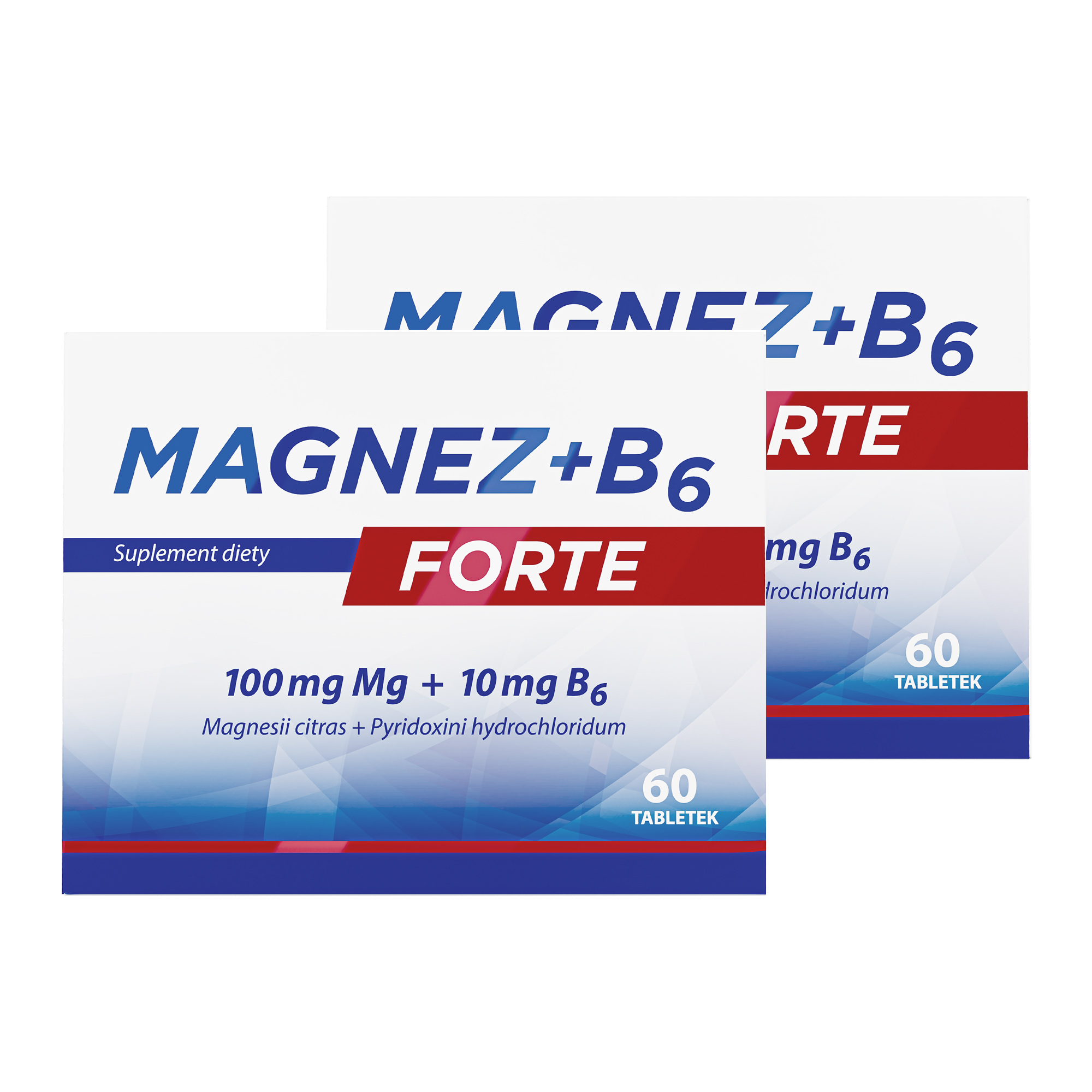 Magnez + B6 Forte, tabletki, 2 x 60 sztuk zdjęcie