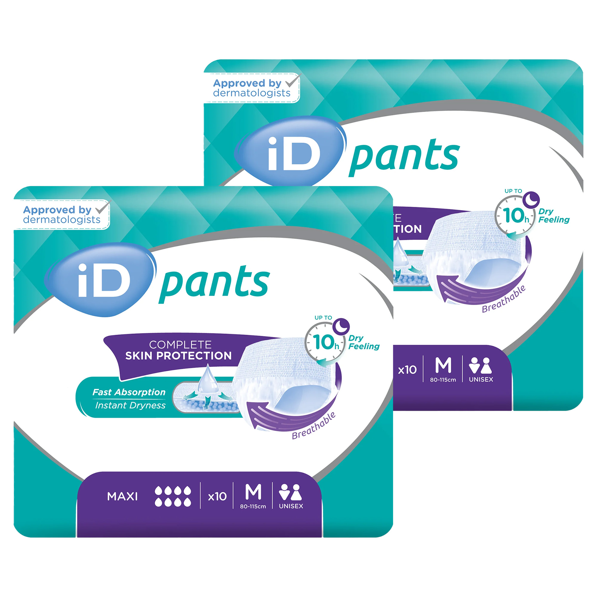 Majtki chłonne iD Pants Maxi M, 2 x 10 sztuk zdjęcie