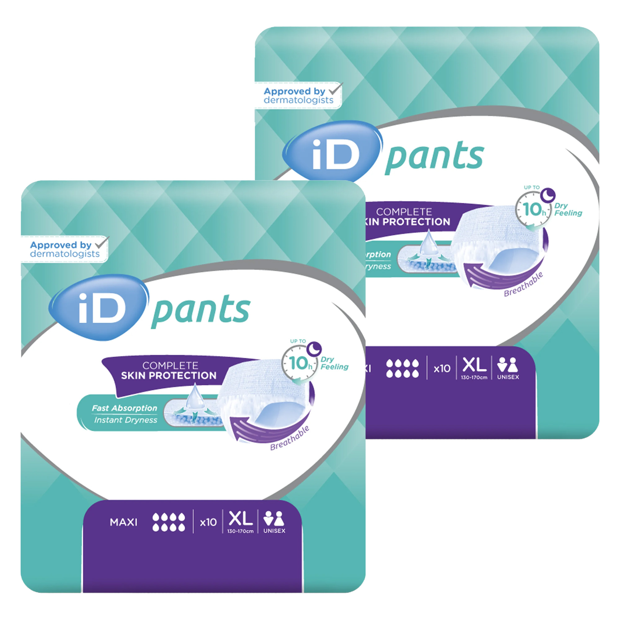 Majtki chłonne iD Pants Maxi XL, 2 x 10 sztuk zdjęcie