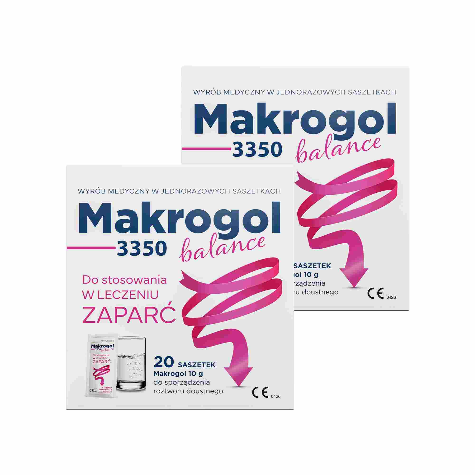 Makrogol 3350 balance, saszetki, 2 x 20 sztuk zdjęcie
