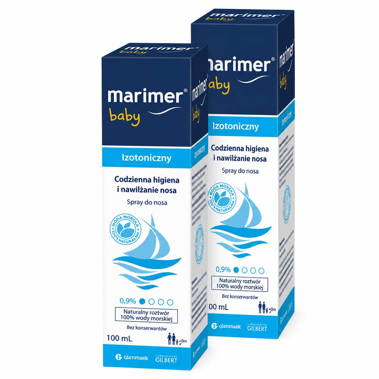 Marimer, izotoniczny spray do nosa, 2 x 100 ml zdjęcie