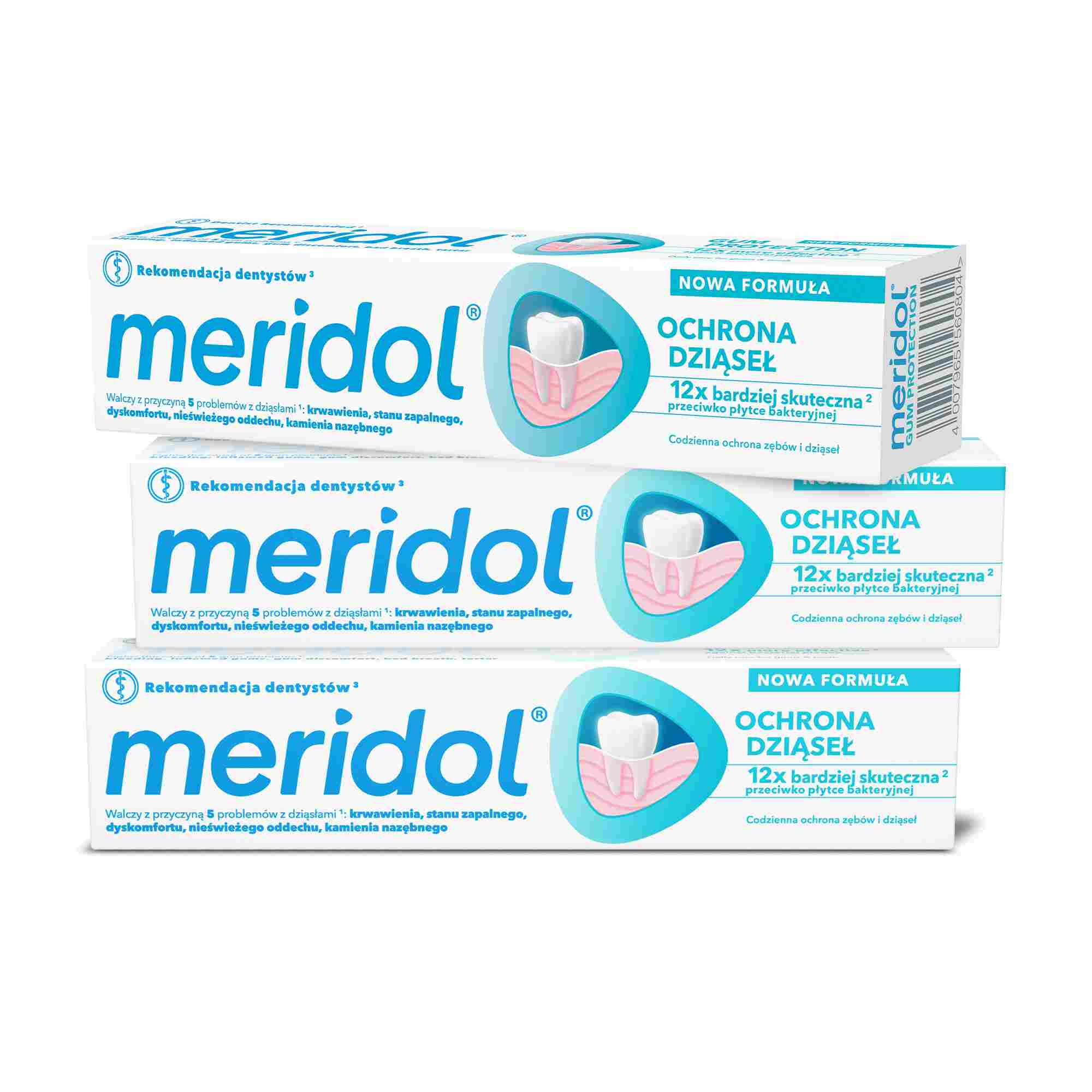 Meridol Ochrona dziąseł, pasta do zębów, 3 x 75 ml zdjęcie