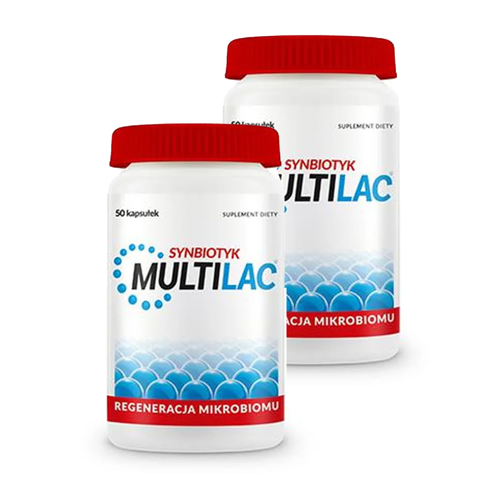 Multilac, Synbiotyk, kapsułki, 2 x 50 sztuk zdjęcie