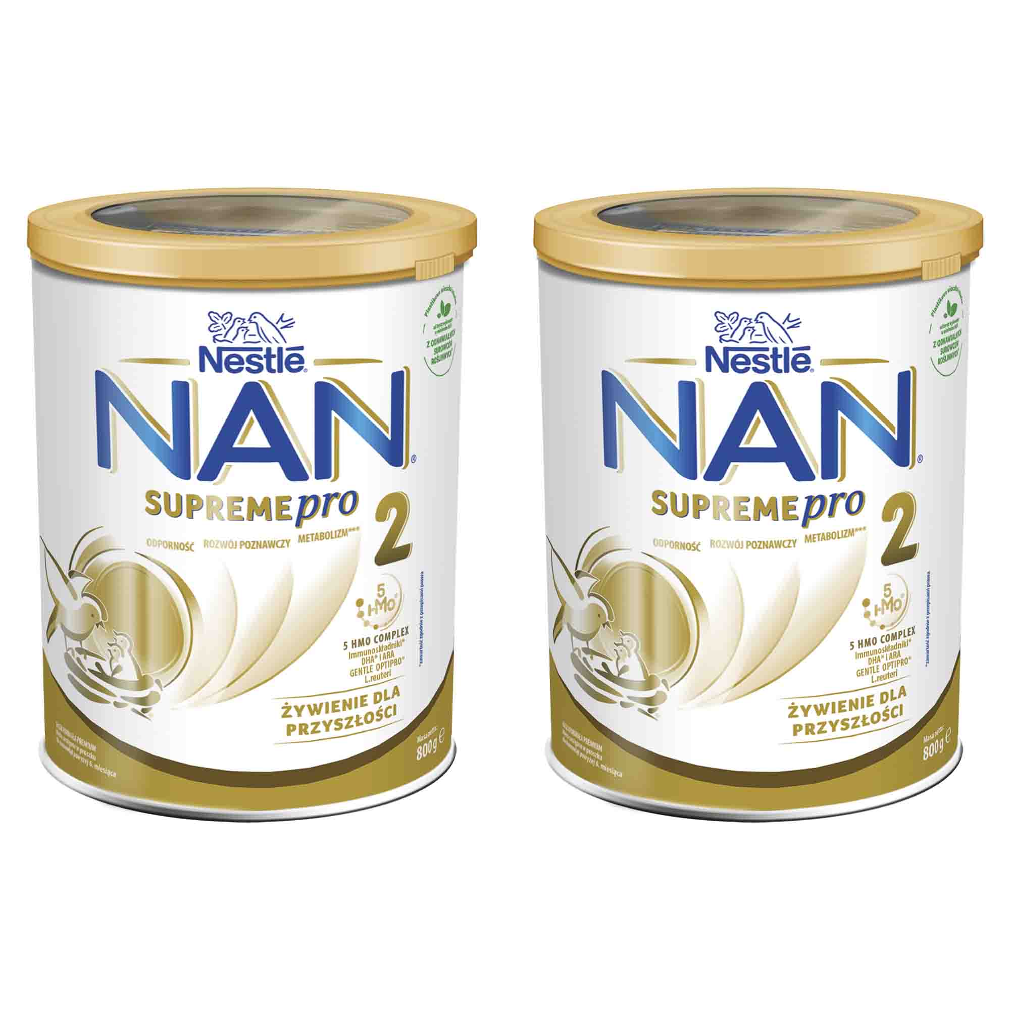 NAN SUPREMEPRO 2 Mleko następne w proszku dla niemowląt powyżej 6. miesiąca, 2 x 800 g zdjęcie