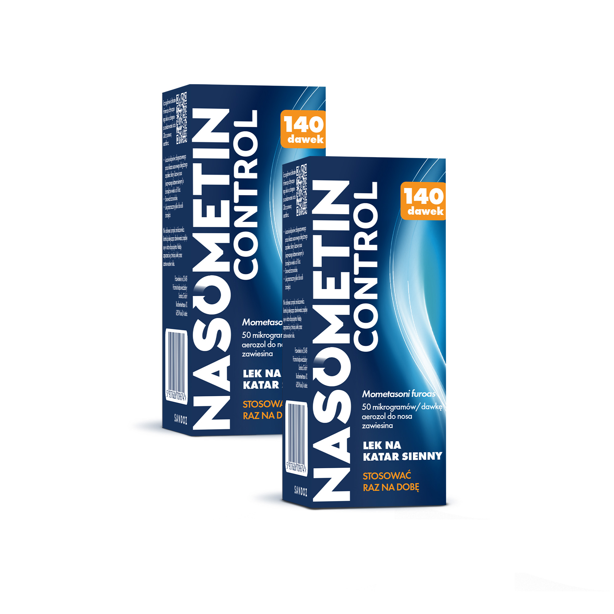 Nasometin Control, 50 mcg/daw., aerozol do nosa, 140 dawek