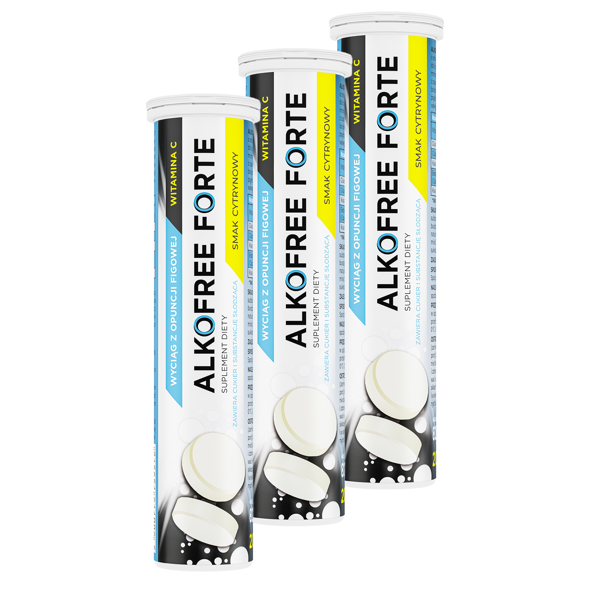 Alkofree Forte, 3 x 20 tabletek musujących zdjęcie