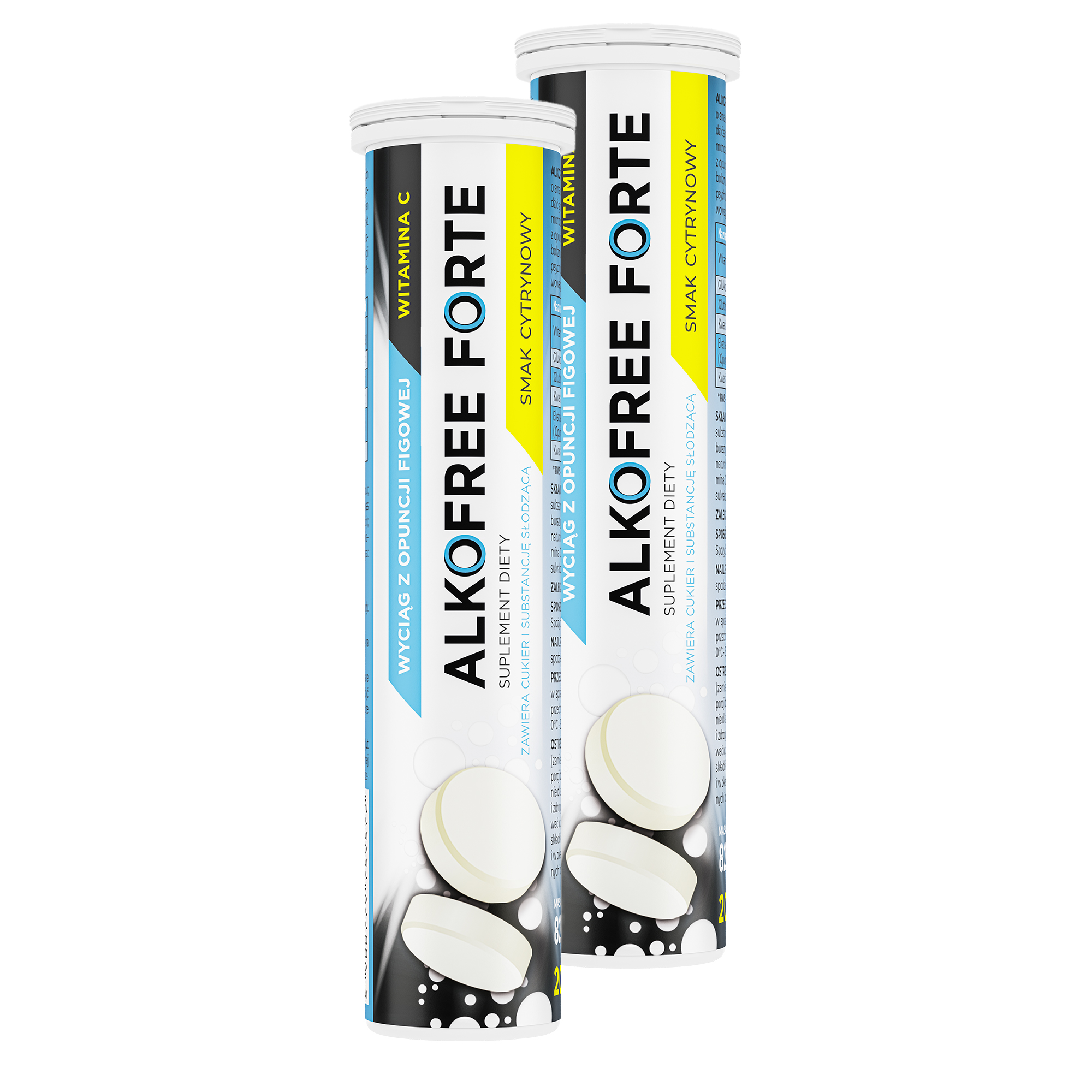 Alkofree Forte, 2 x 20 tabletek musujących zdjęcie