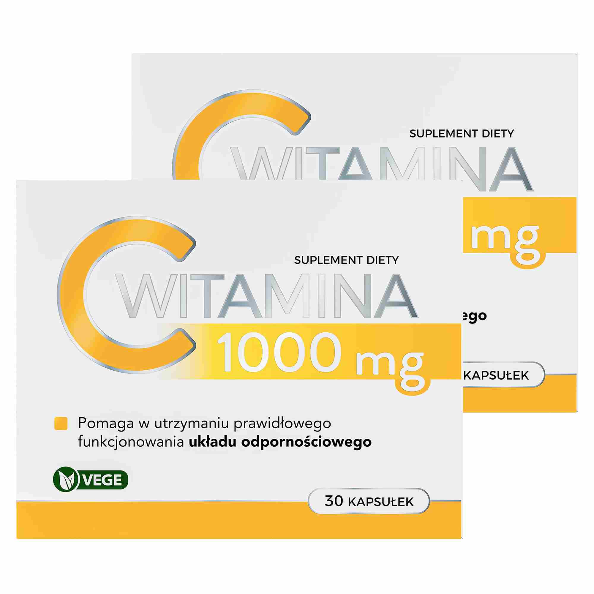 Nature Pharm Witamina C 1000 mg, 2 x 30 kapsułek zdjęcie