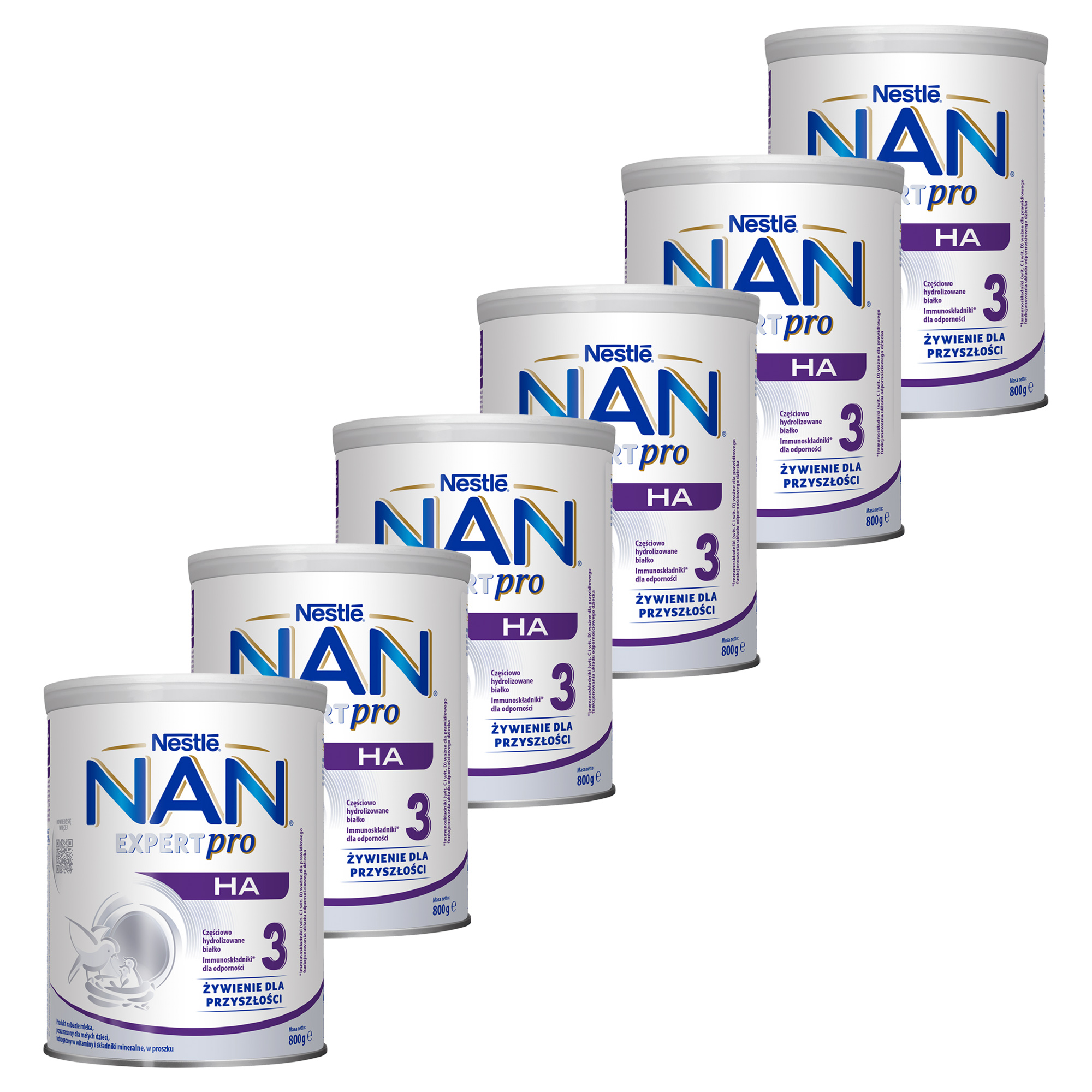 Nestle Nan Expert Pro HA 3, mleko modyfikowane dla dzieci powyżej 1. roku, 6 x 800 g zdjęcie