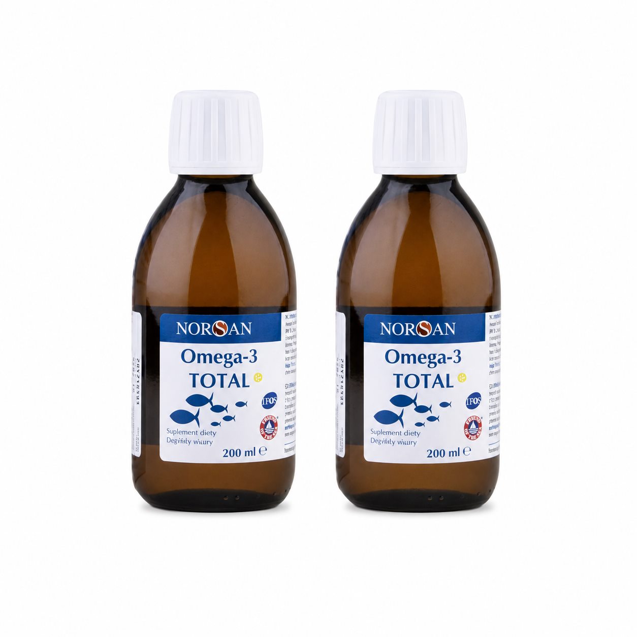 Norsan Omega-3 Total Cytrynowy, 2 x 200 ml