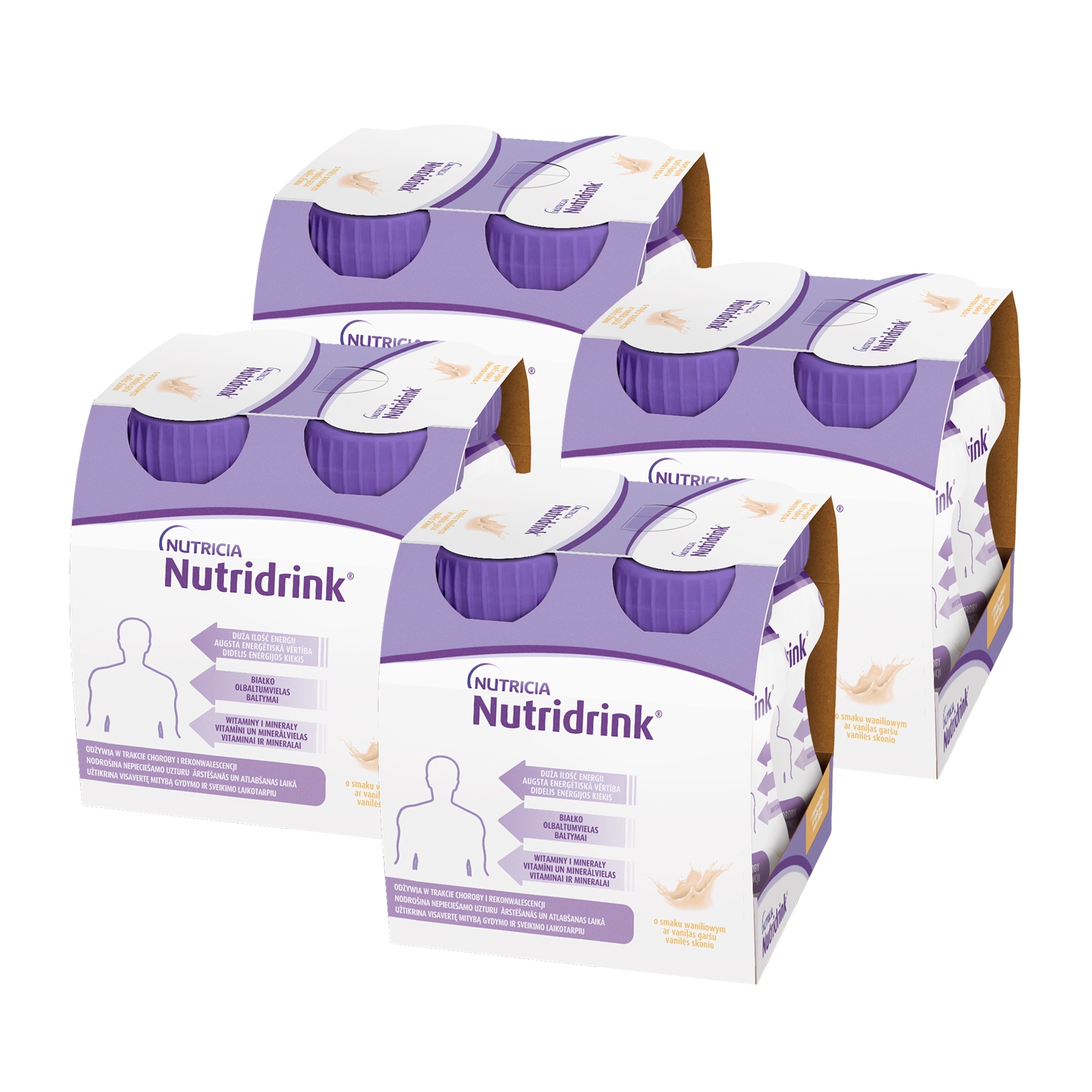 Nutridrink, o smaku waniliowym, 16 x 125 ml