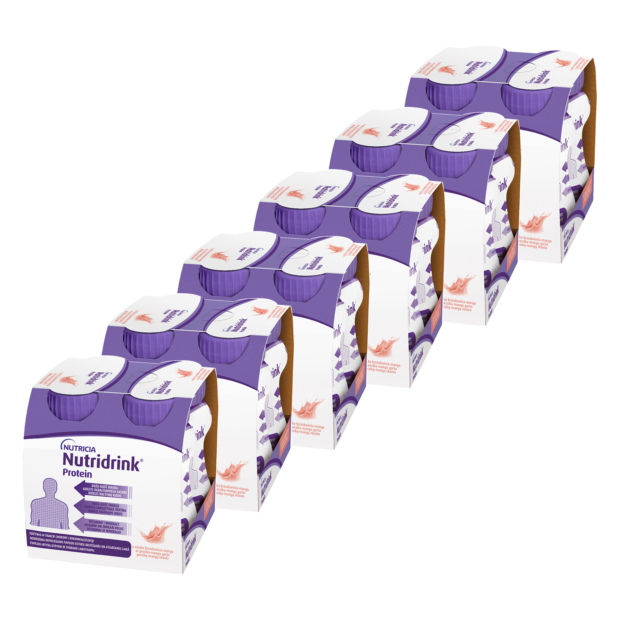 Nutridrink Protein, o smaku brzoskwinia-mango, 24 x 125 ml zdjęcie