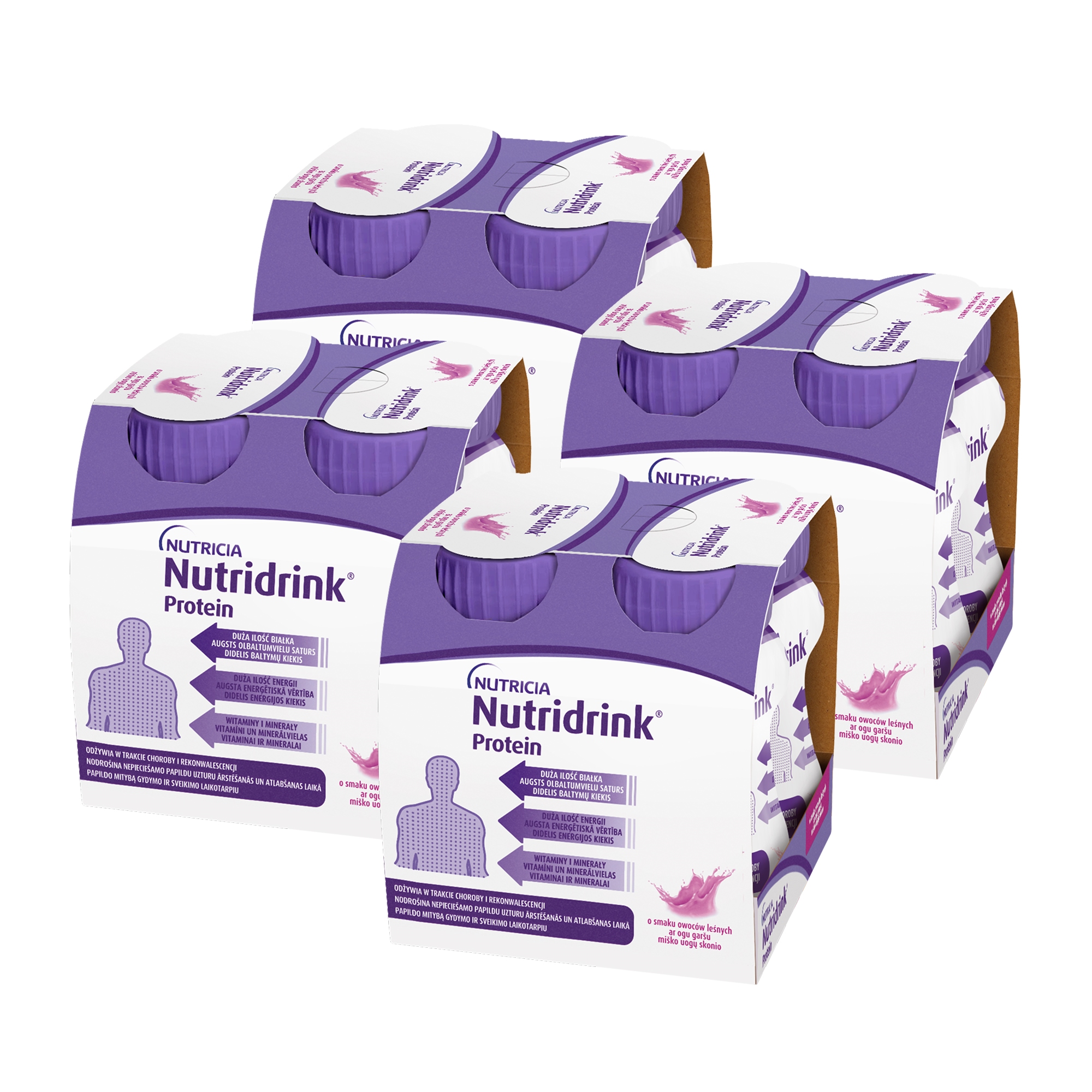 Nutridrink Protein, o smaku owoców leśnych, 16 x 125 ml zdjęcie