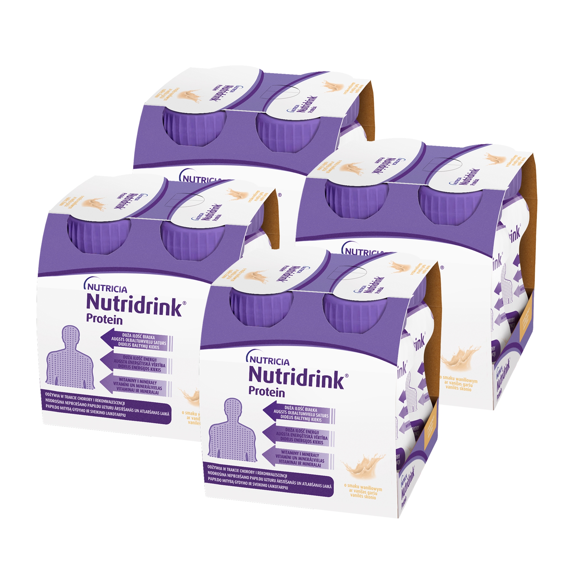 Nutridrink Protein, o smaku waniliowym, 16 x 125 ml