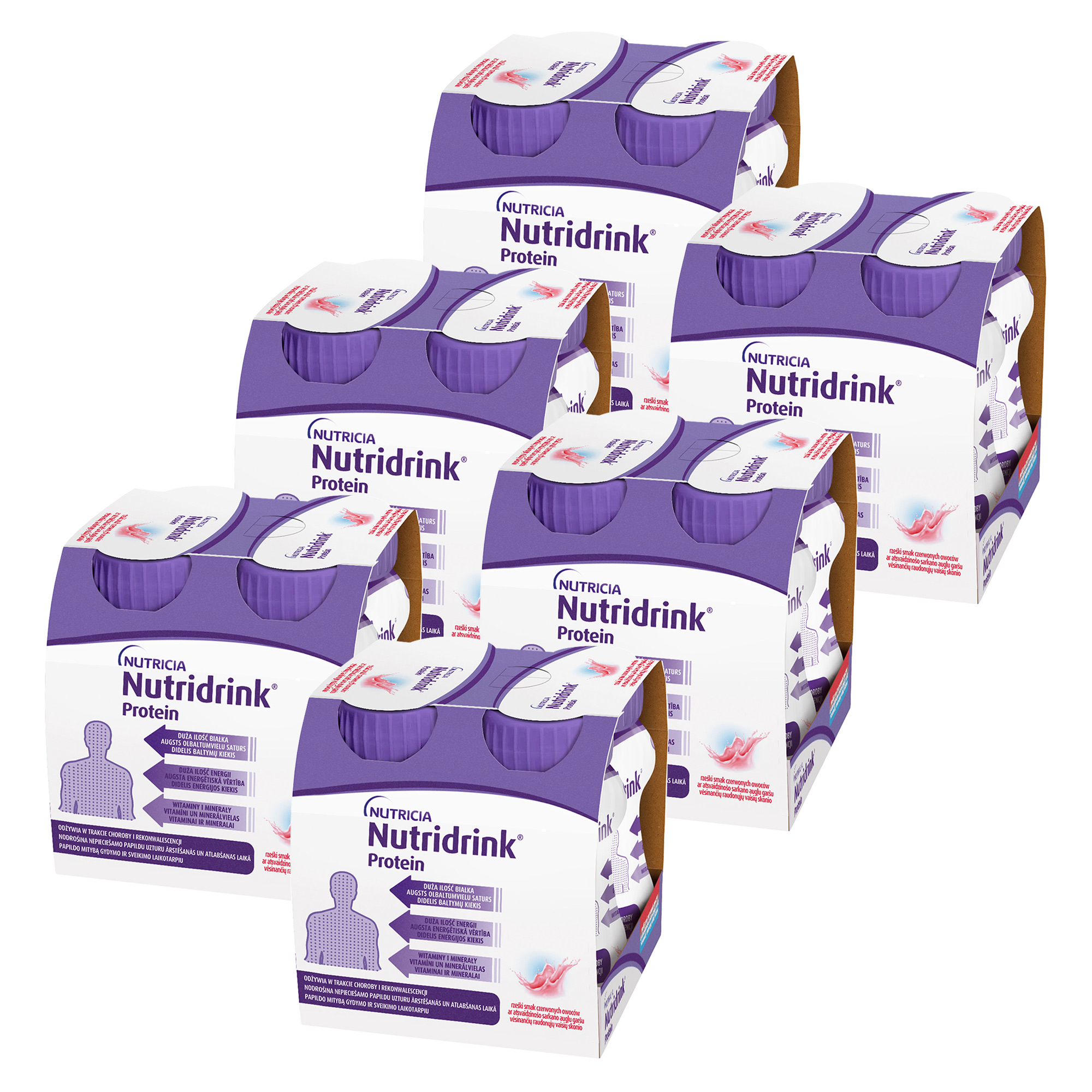 Nutridrink Protein, rześki smak czerwonych owoców, 24 x 125 ml zdjęcie