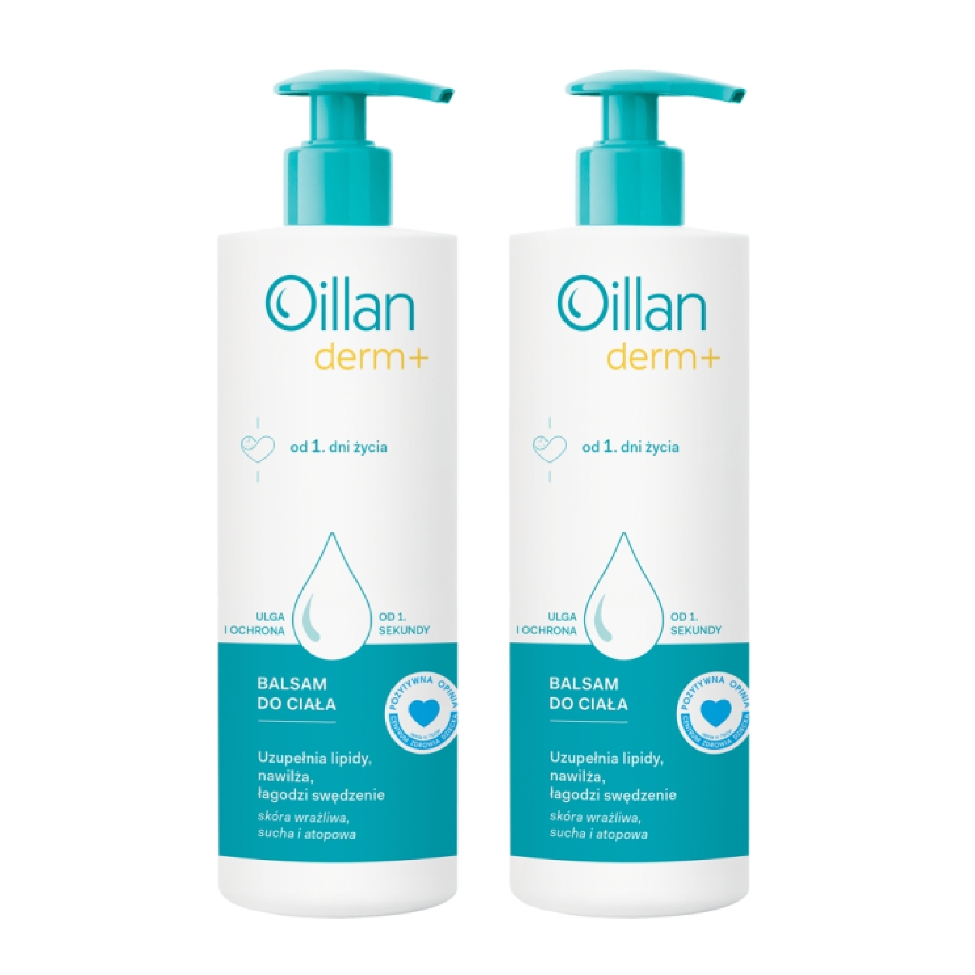 Oillan Derm+, balsam do ciała, 2 x 400 ml zdjęcie