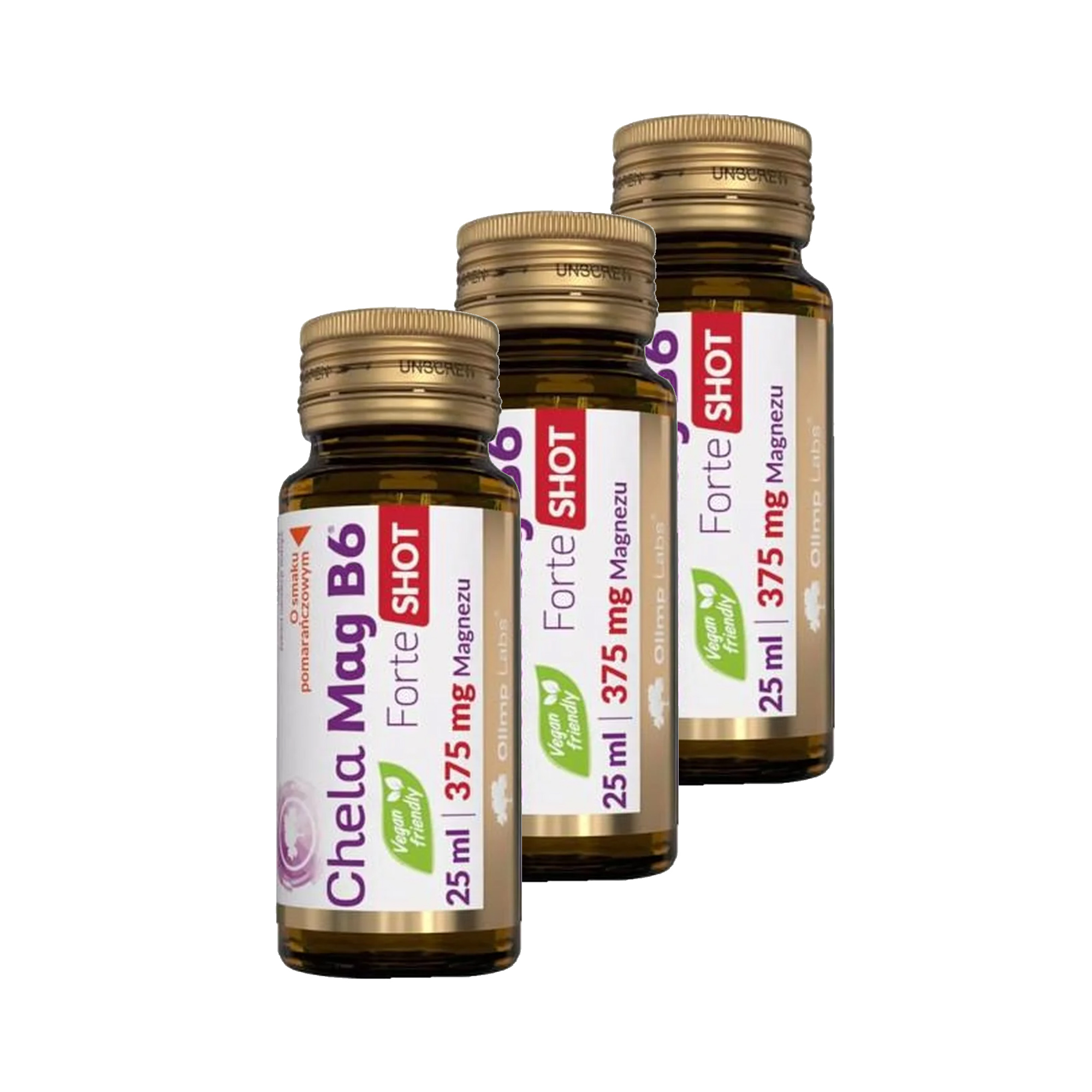 Olimp, Chela-Mag B6 Forte, Shot smak pomarańczowy, ampułka szklana, 3 x 25 ml zdjęcie